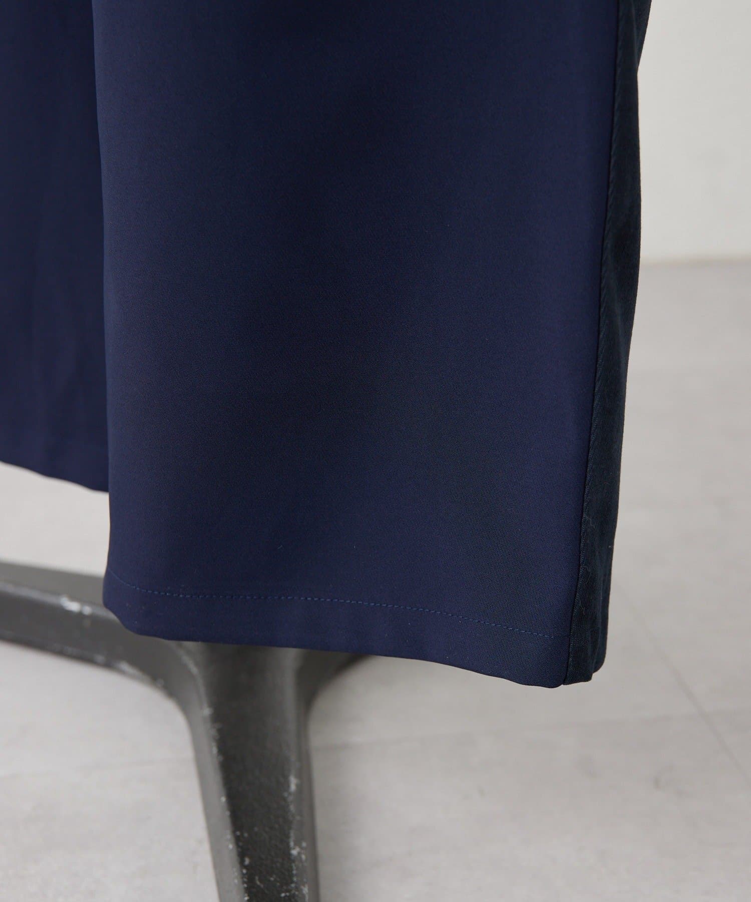 ear PAPILLONNER(イア パピヨネ) 《前後で生地が異なる！/バイカラー》前後切替パンツ【SUM1 STYLE(スミスタイル)】