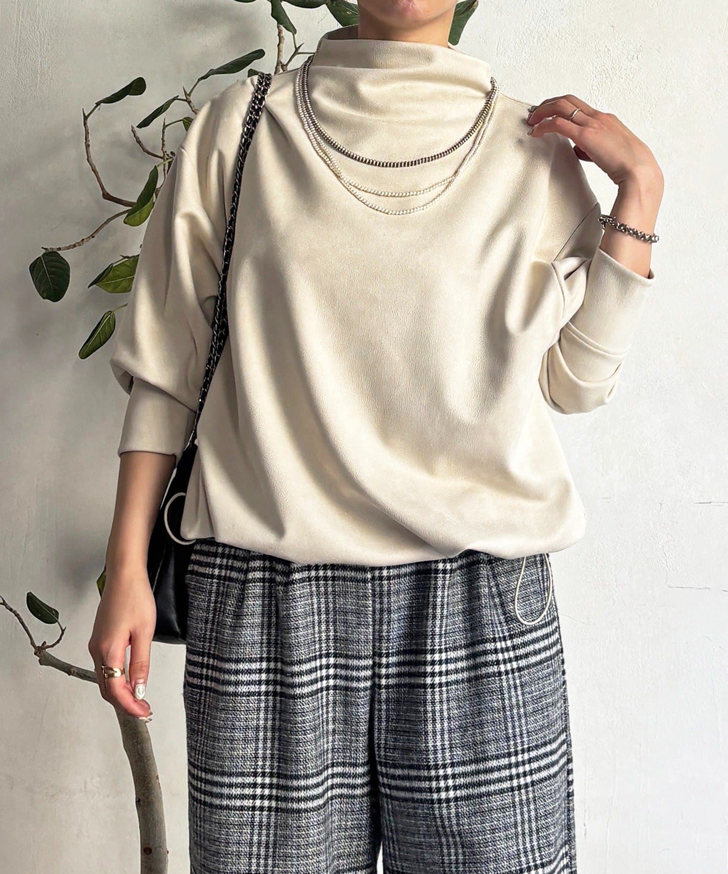 Croisiere(クロジエール) 【オフィスにもおすすめ！】ドロストチュニック