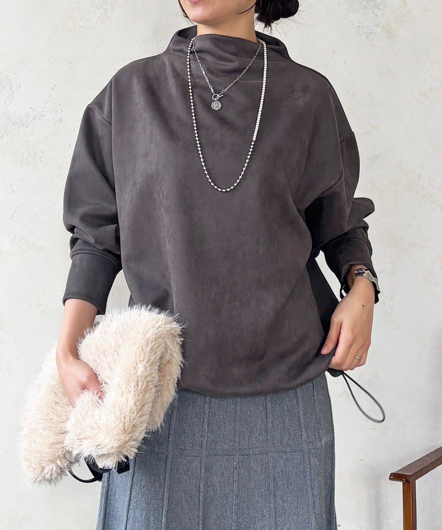 Croisiere(クロジエール) 【オフィスにもおすすめ！】ドロストチュニック