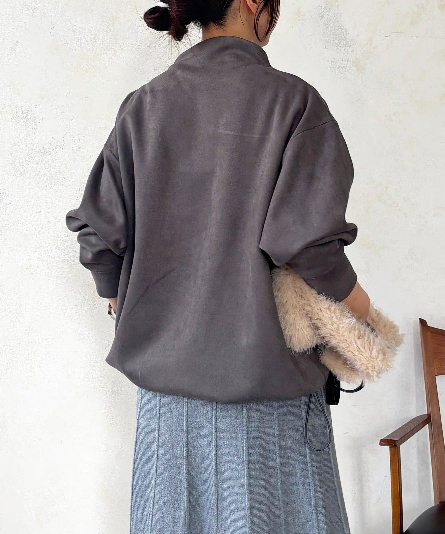 Croisiere(クロジエール) 【オフィスにもおすすめ！】ドロストチュニック