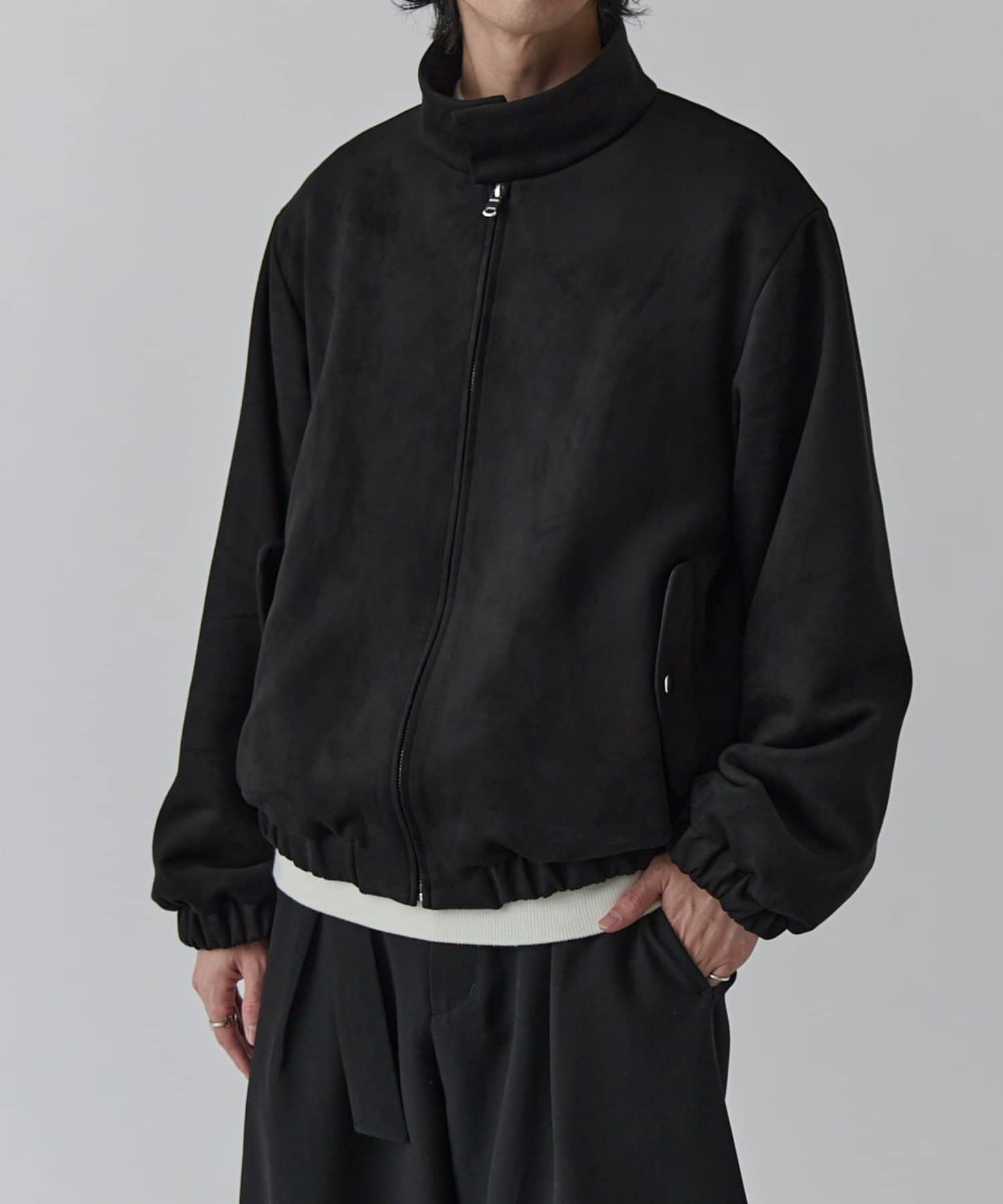 Lui's(ルイス) フェイクスウェード スイングトップブルゾン