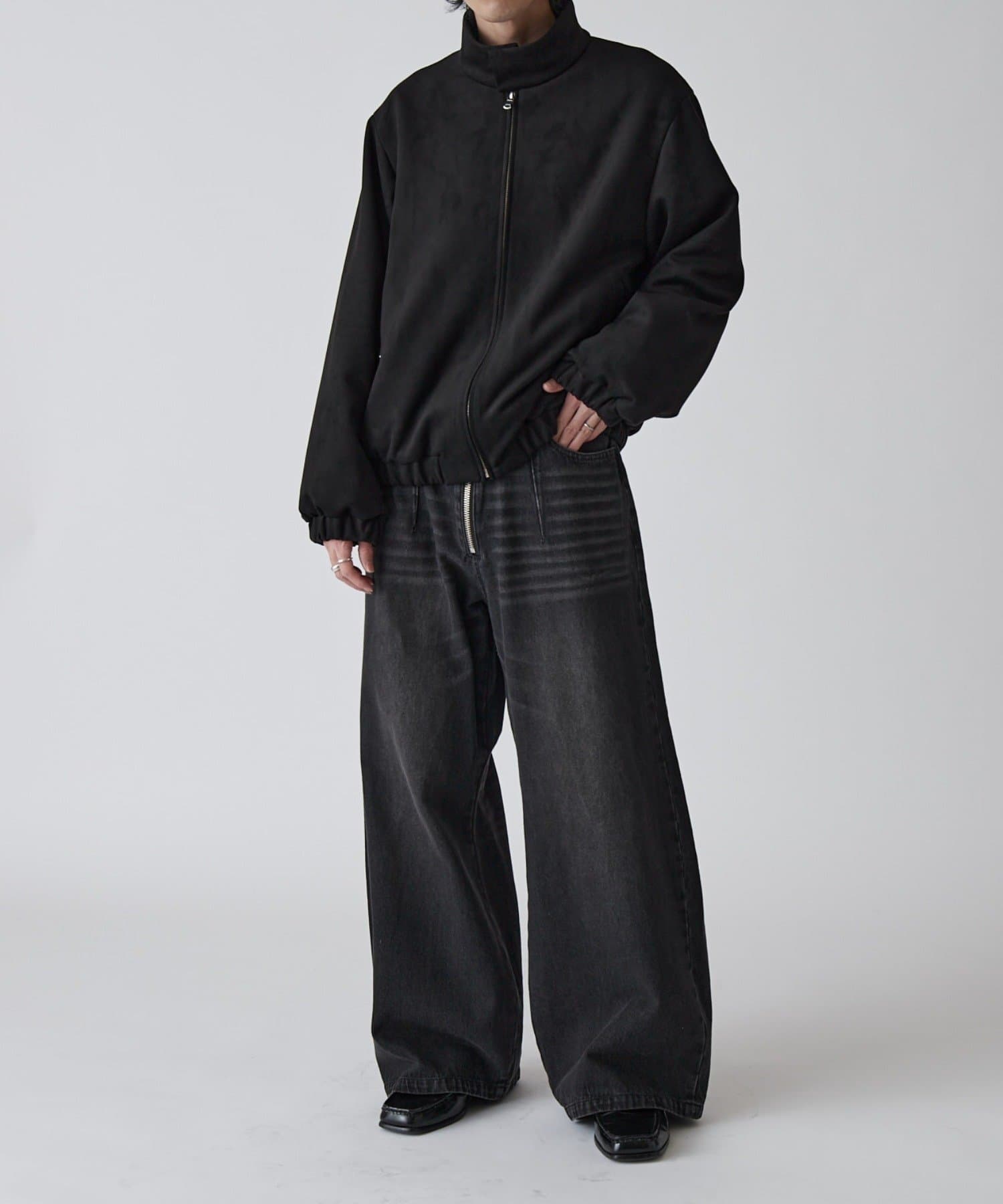 Lui's(ルイス) フェイクスウェード スイングトップブルゾン