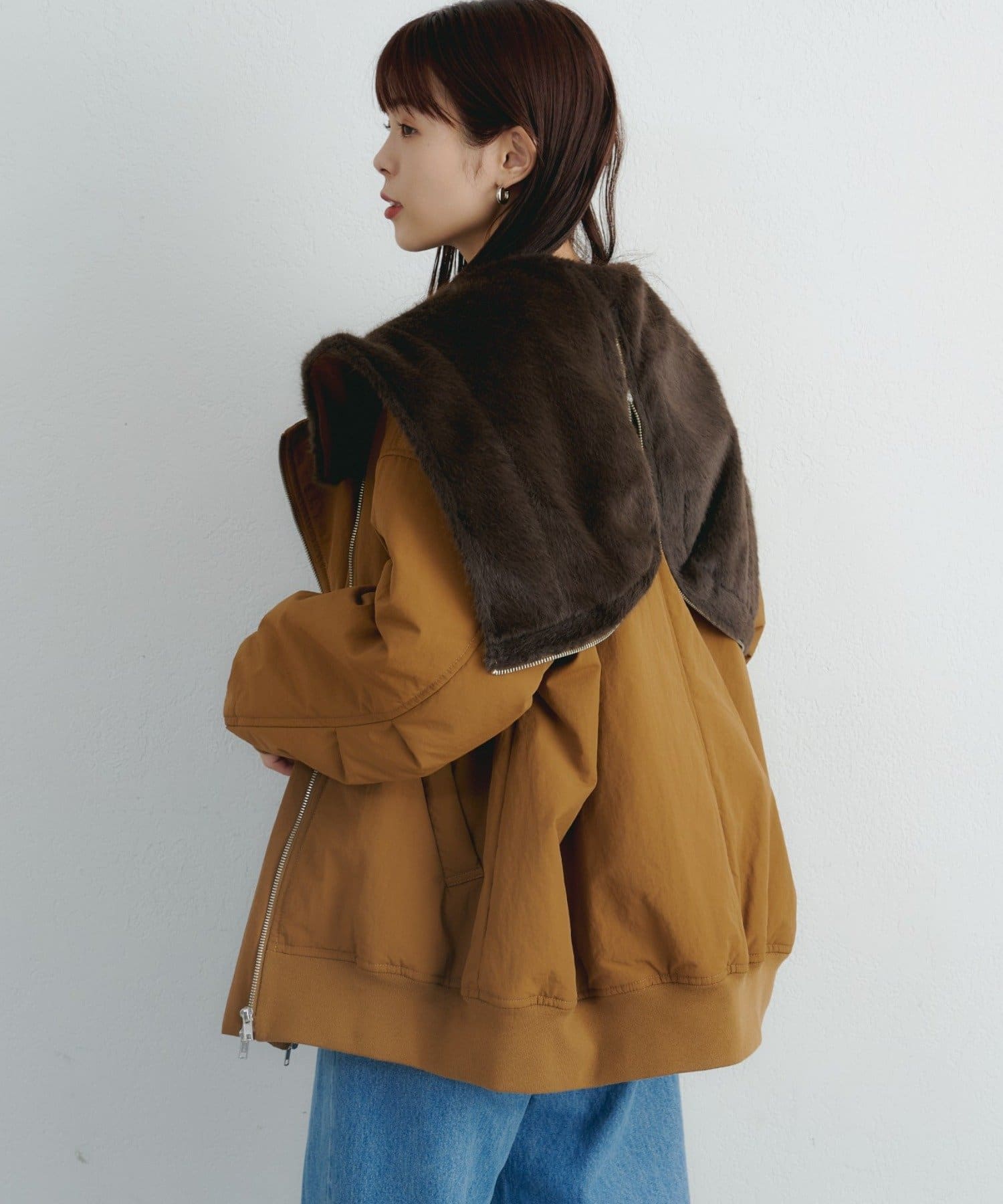 CIAOPANIC TYPY(チャオパニックティピー) 【パルクロ限定】KAIRI企画　撥水2WAYジップ中綿ブルゾン