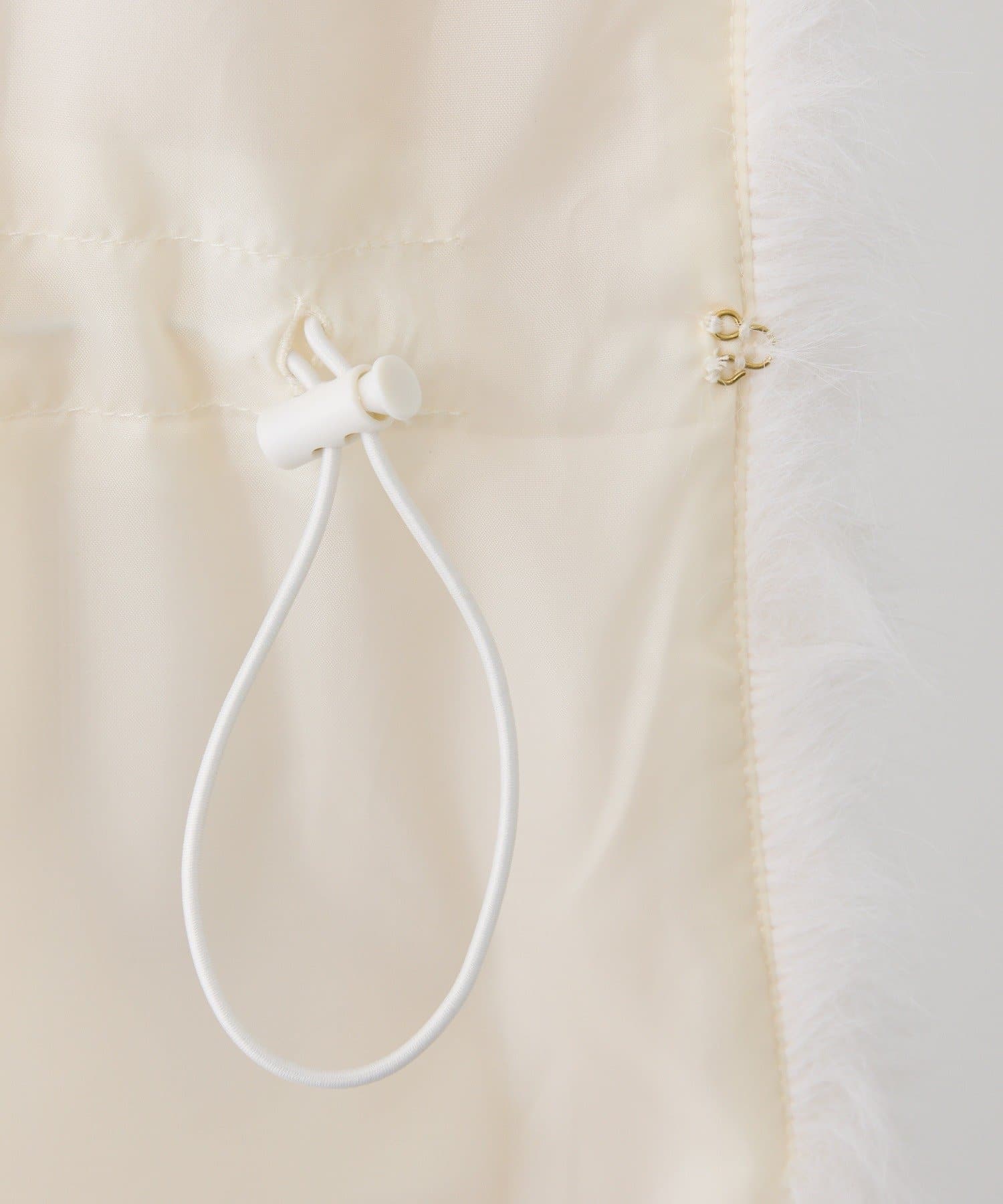 one after another NICE CLAUP(ワンアフターアナザー ナイスクラップ) 【HolidayCollection】衿つきファーミドルコート