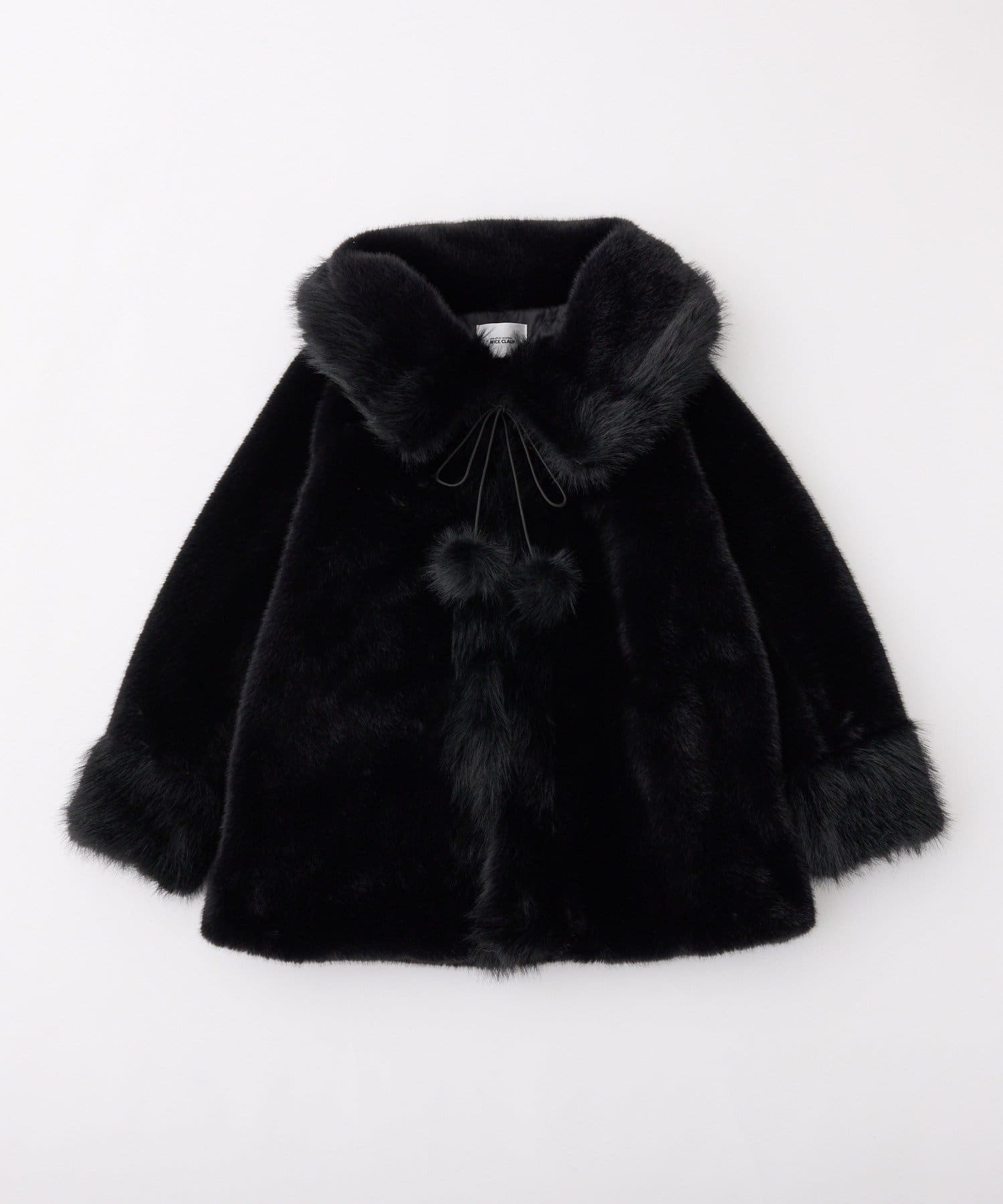 one after another NICE CLAUP(ワンアフターアナザー ナイスクラップ) 【HolidayCollection】衿つきファーミドルコート