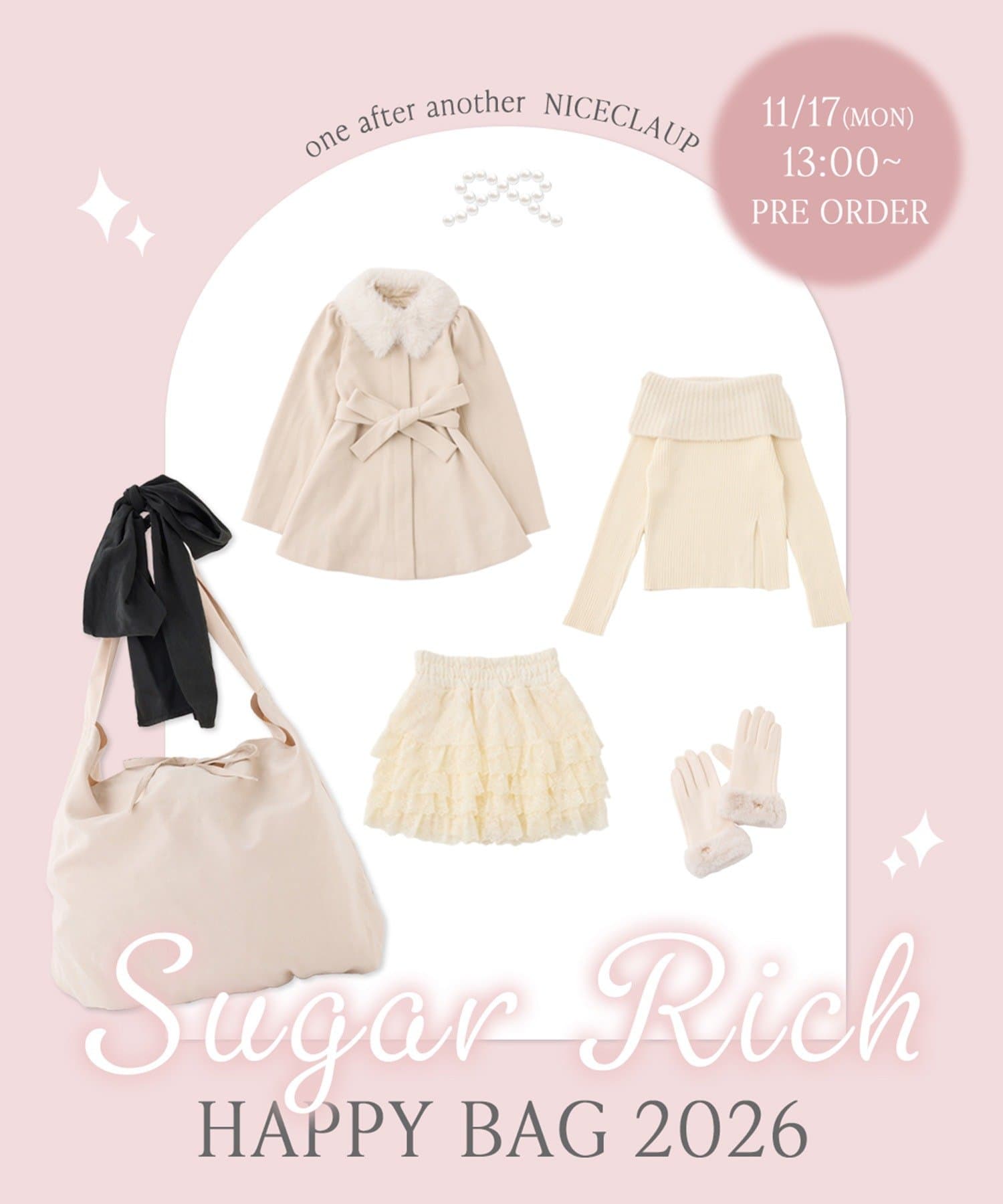 one after another NICE CLAUP(ワンアフターアナザー ナイスクラップ) 【2026福袋】one after another NICE CLAUP【SugarRich】