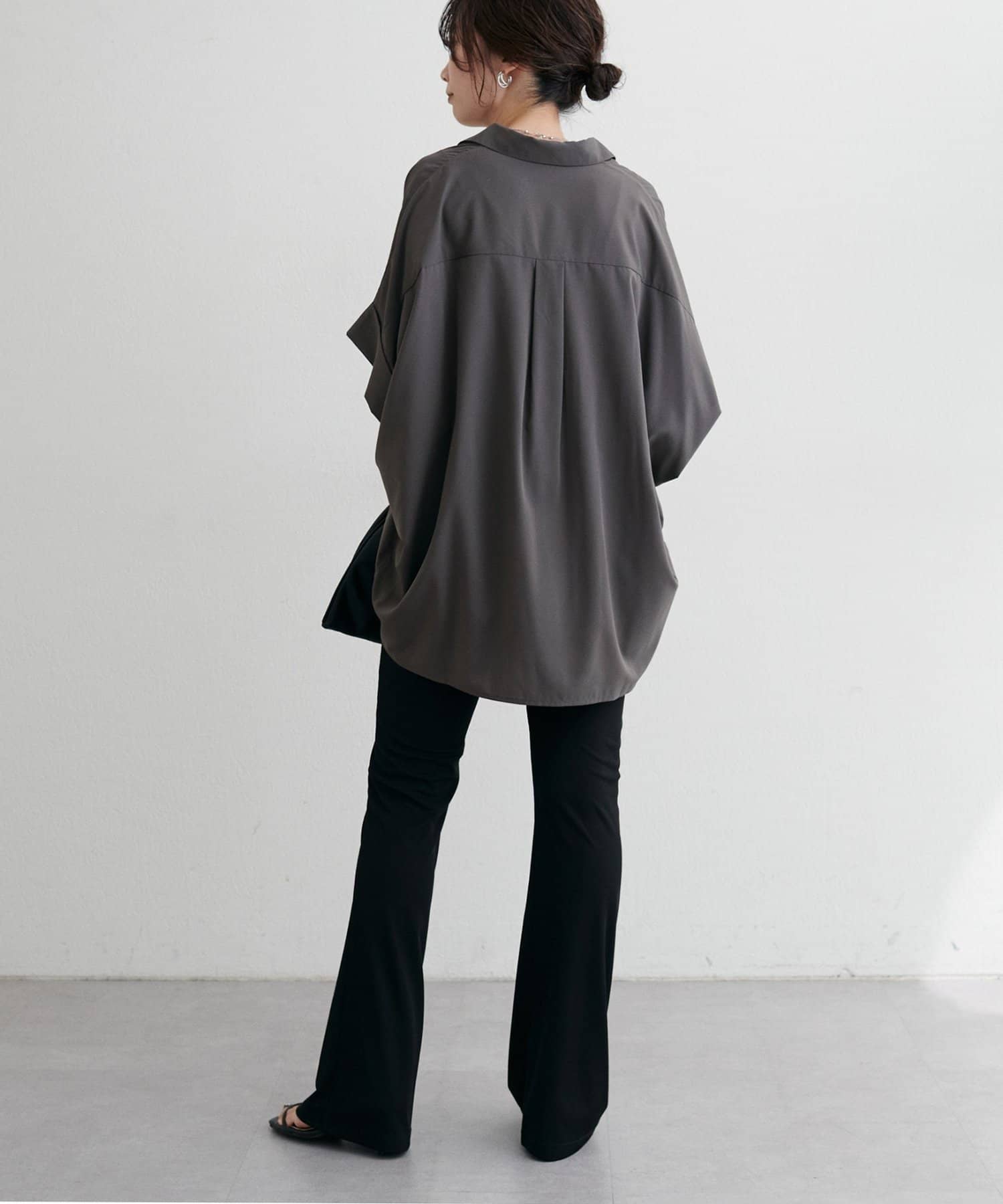 NICE CLAUP / OLIVE des OLIVE OUTLET(ナイスクラップ  / オリーブ デ オリーブ アウトレット) 【LARUTA】２ＷＡＹハーフスリーブシャツ