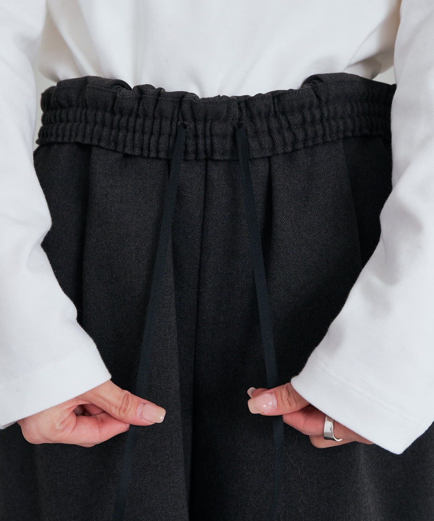 PUAL CE CIN(ピュアルセシン) 起毛ハーフパンツ