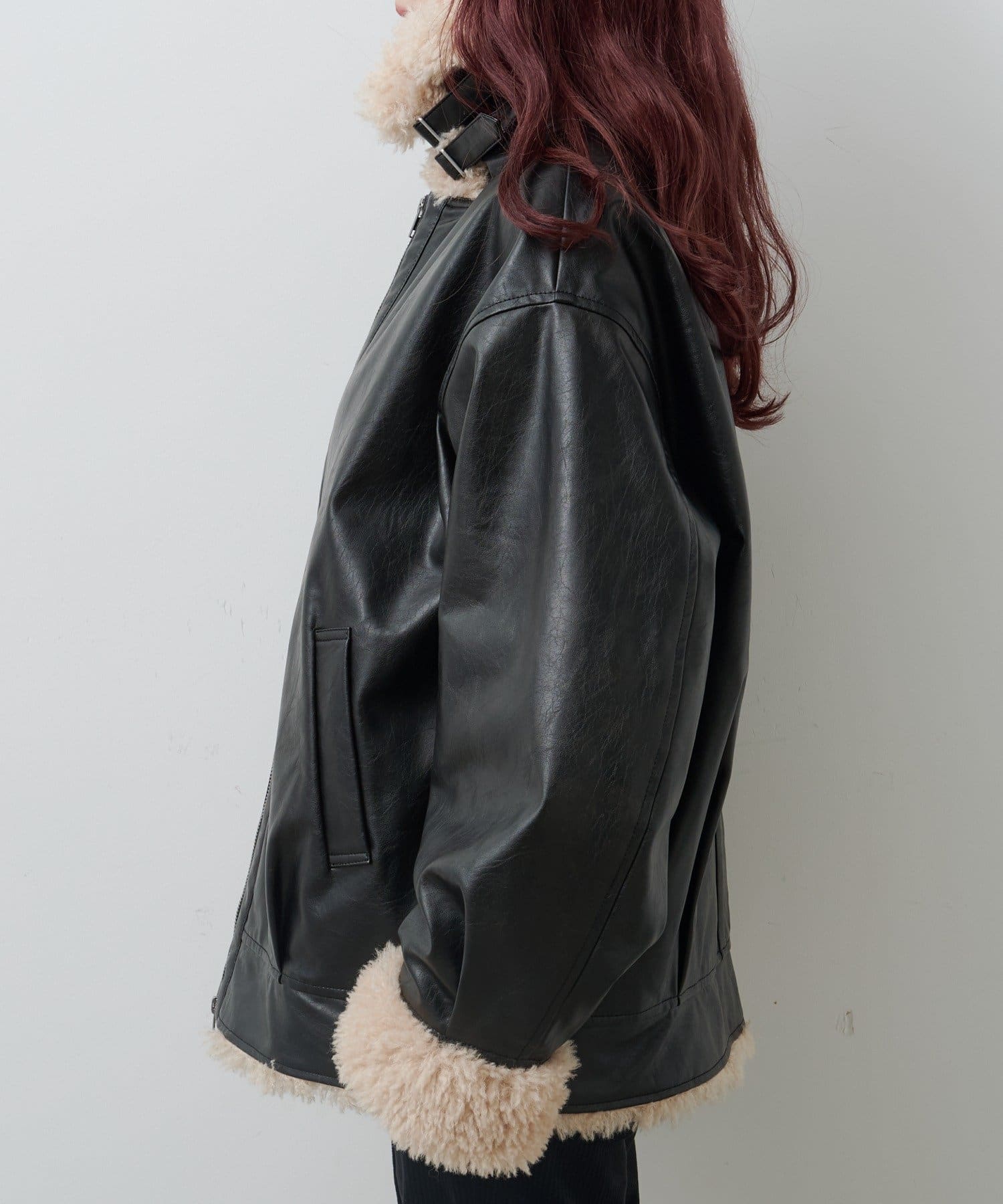 Kastane(カスタネ) 【11.8(土)12:00発売/WEB先行/S.Mサイズ展開】ボアフライトジャケット