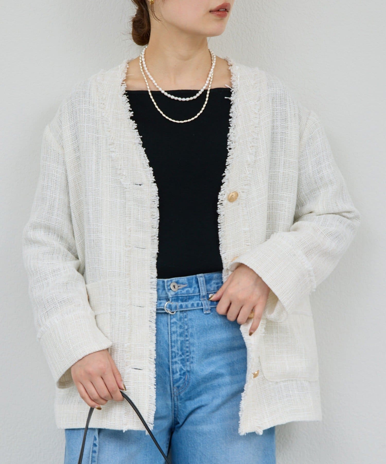 GALLARDAGALANTE(ガリャルダガランテ) 【11/20(木)10:30～予約開始】【WEB限定】ツイードジャケット