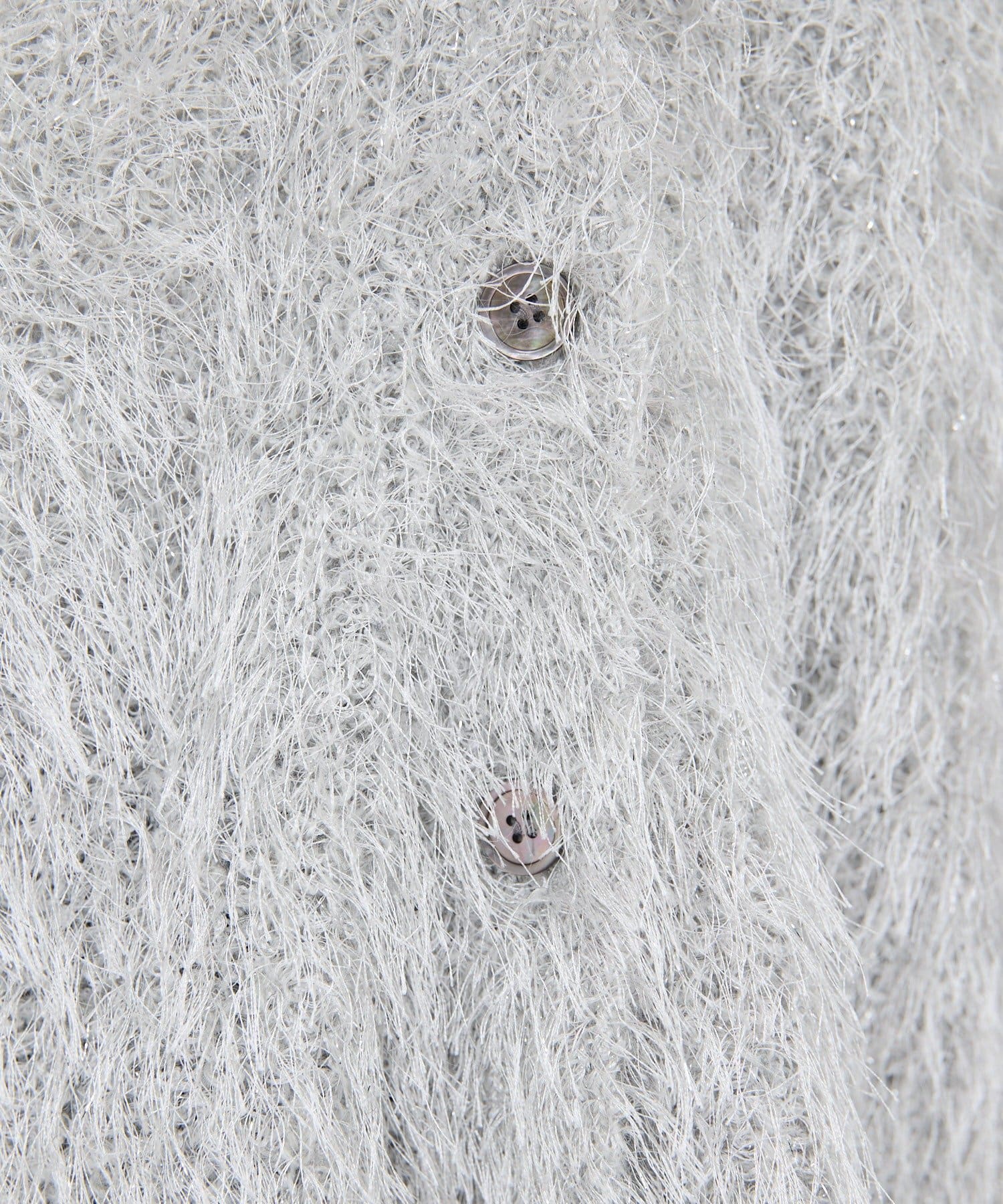 GALLARDAGALANTE(ガリャルダガランテ) 【近日予約開始】【2way】ラメシャギーニットカーディガン