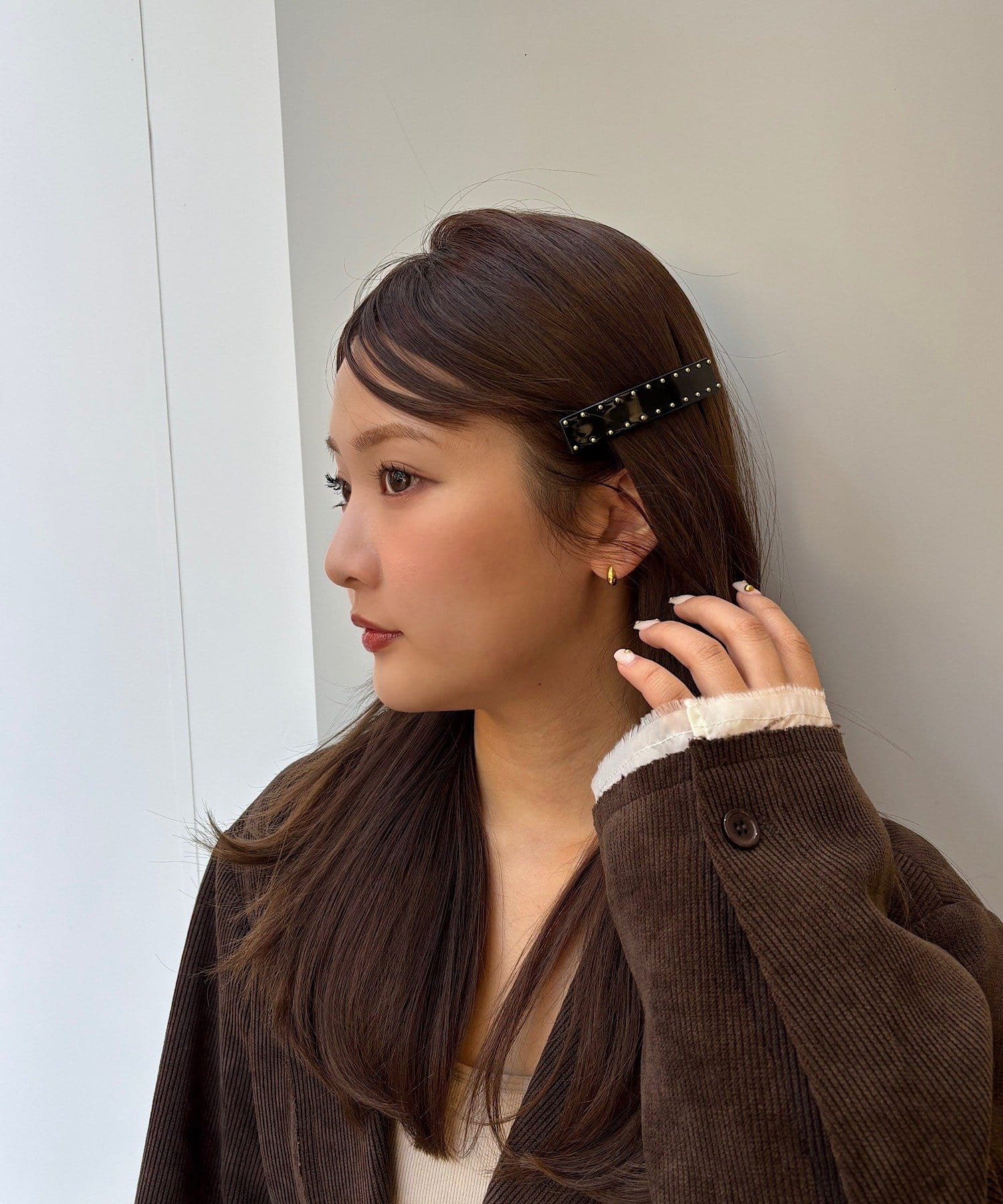 Kastane(カスタネ) 【fiw.】スタッズバレッタ