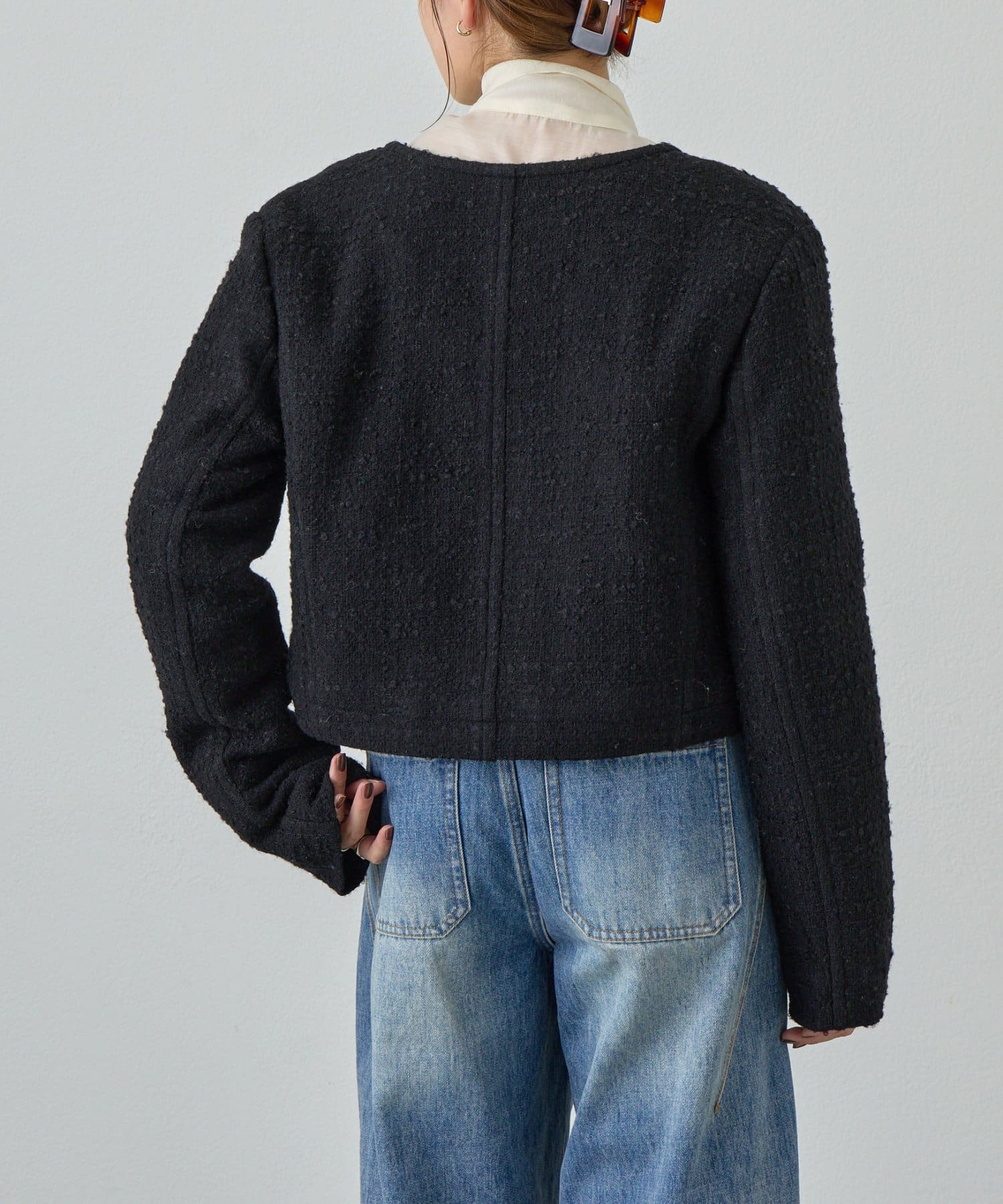 SHENERY(シーナリー) Uネックショートジャケット