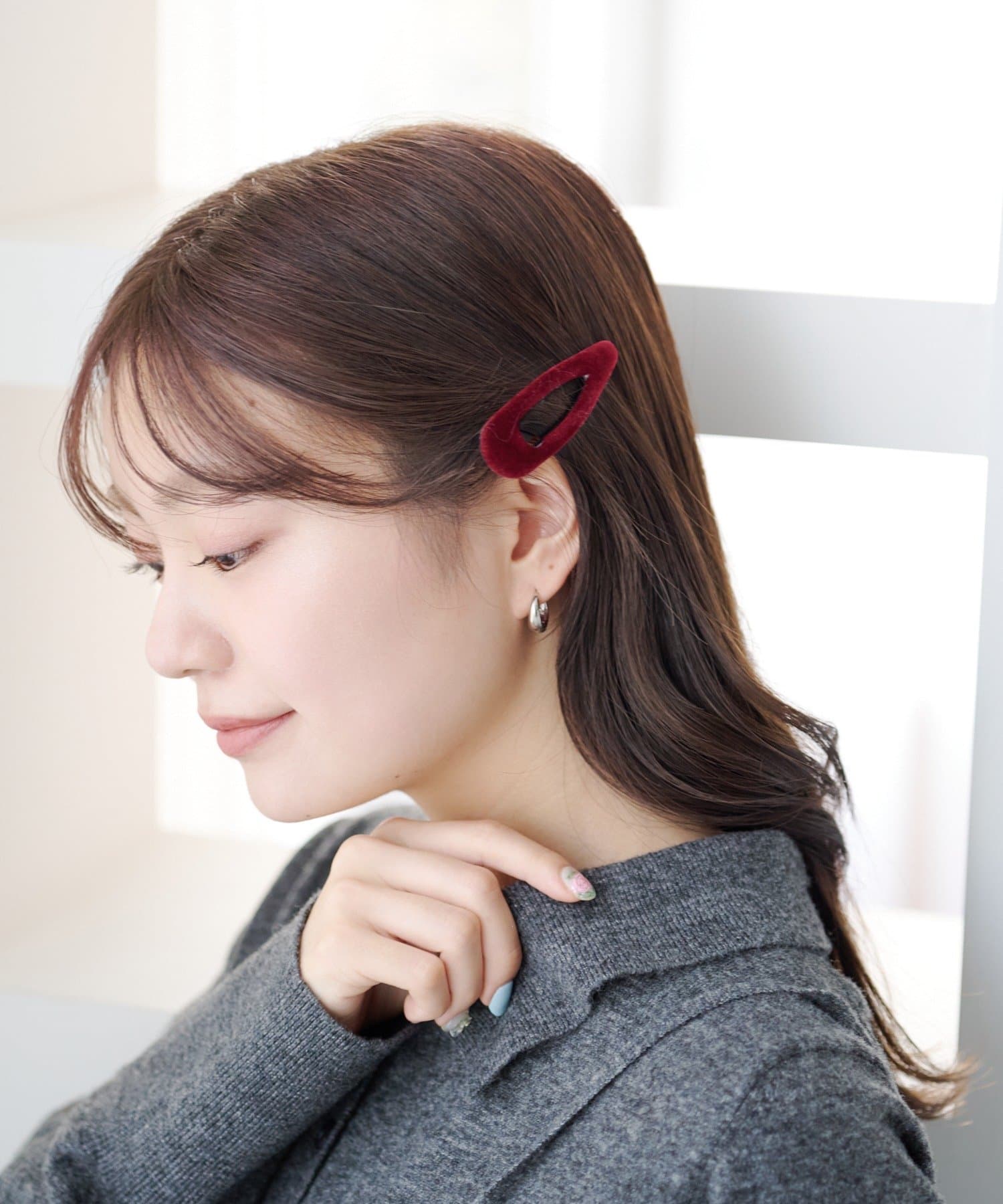 Kastane(カスタネ) 【fiw.】ベロアパッチンピンSET