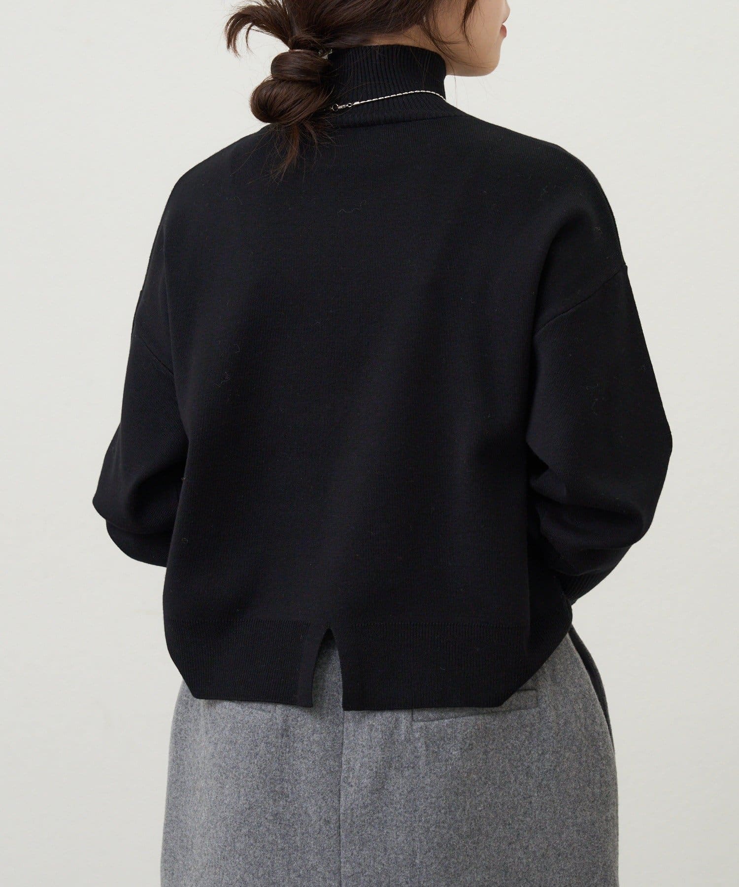 SHENERY(シーナリー) 総針ハイネックニット