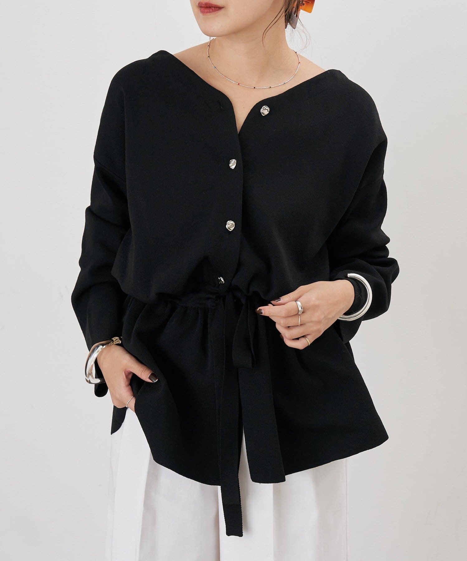 SHENERY(シーナリー) 【26SS予約】3WAYペプラムカーディガン