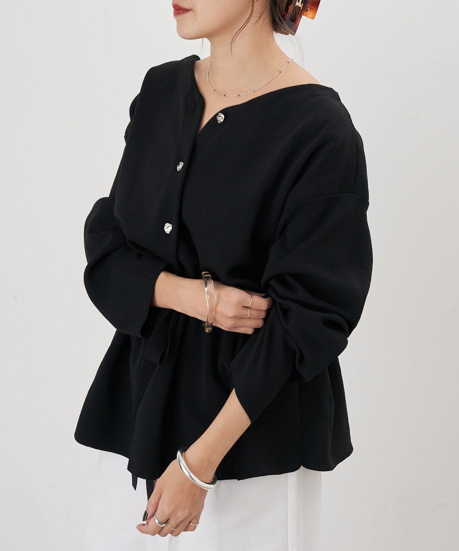 SHENERY(シーナリー) 【26SS予約】3WAYペプラムカーディガン