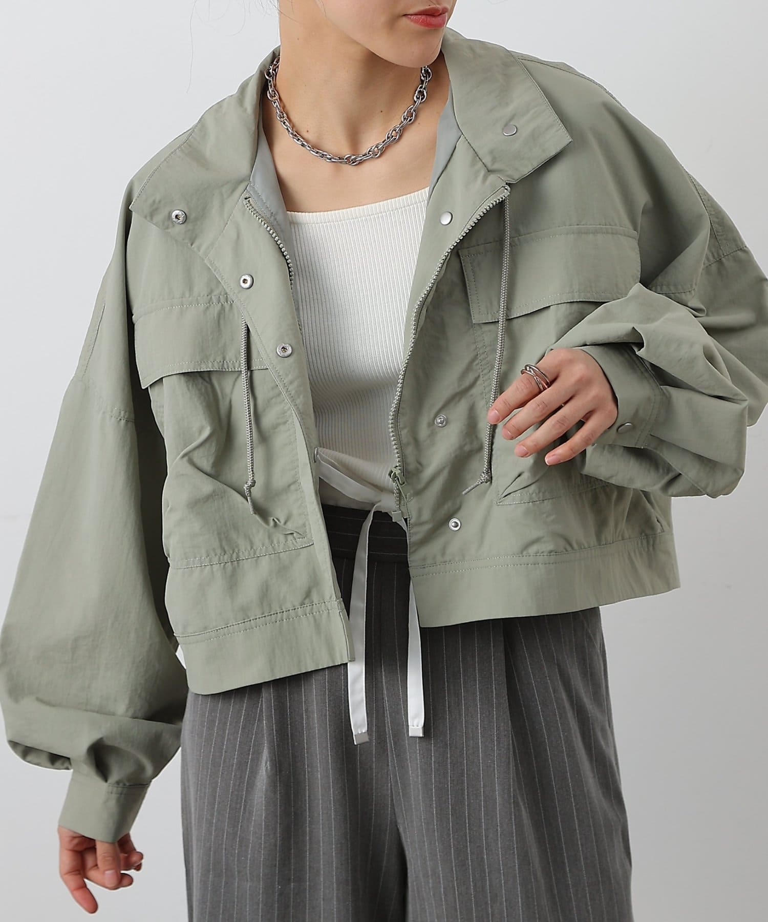 COLONY 2139(コロニー トゥーワンスリーナイン) 【リバイバル】ショートミリタリーブルゾン