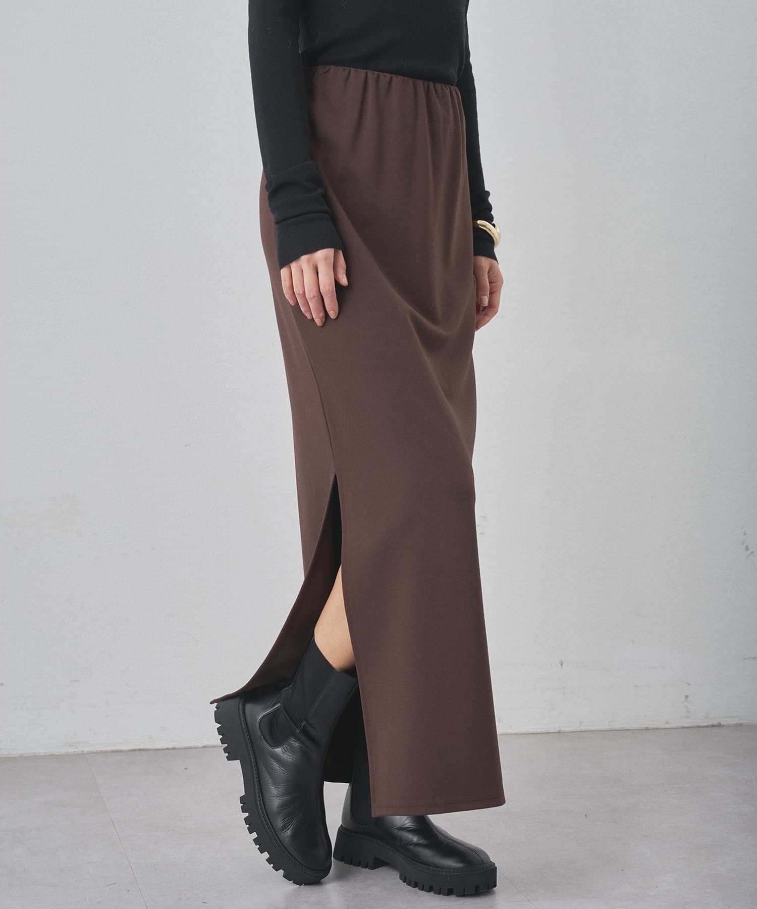 Whim Gazette(ウィム ガゼット) ストレッチジャージスカート