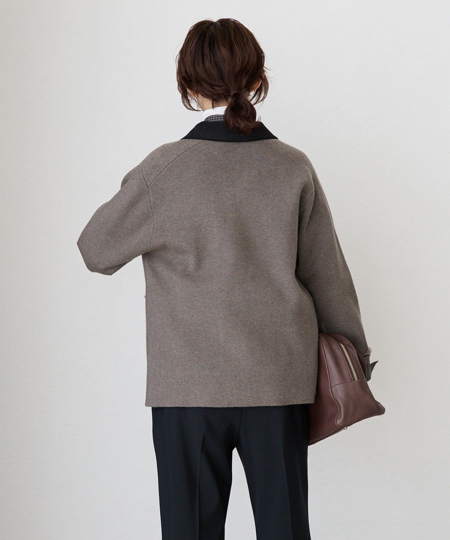 OUTLET(アウトレット) 【RIVE DROITE】ニットハンティングジャケット