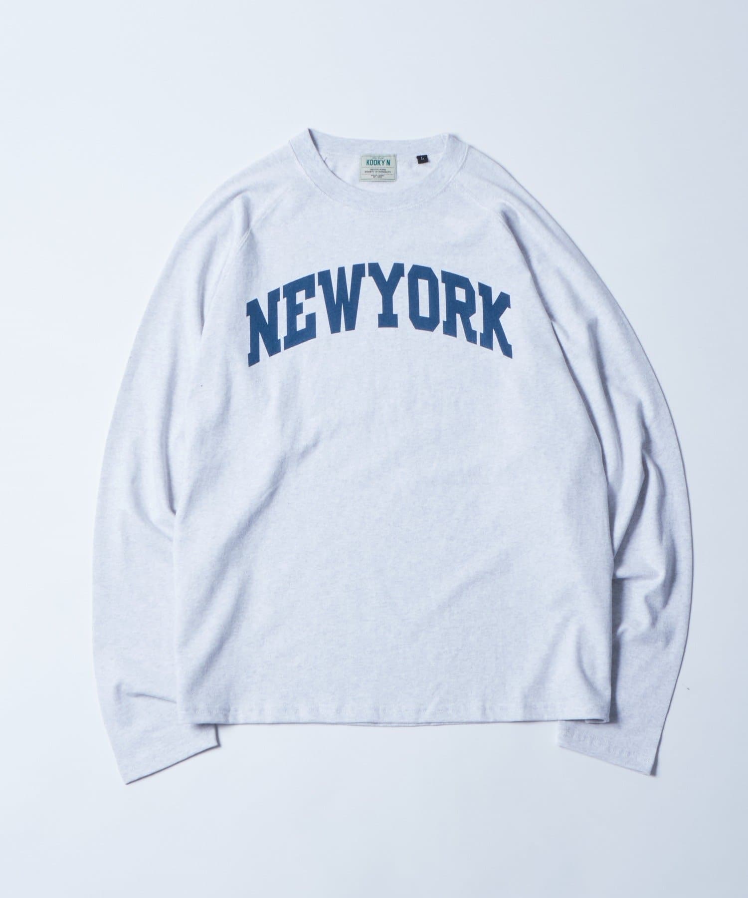 OUTLET(アウトレット) 【WHO'S WHO gallery】ロゴ ラグランロンTEE