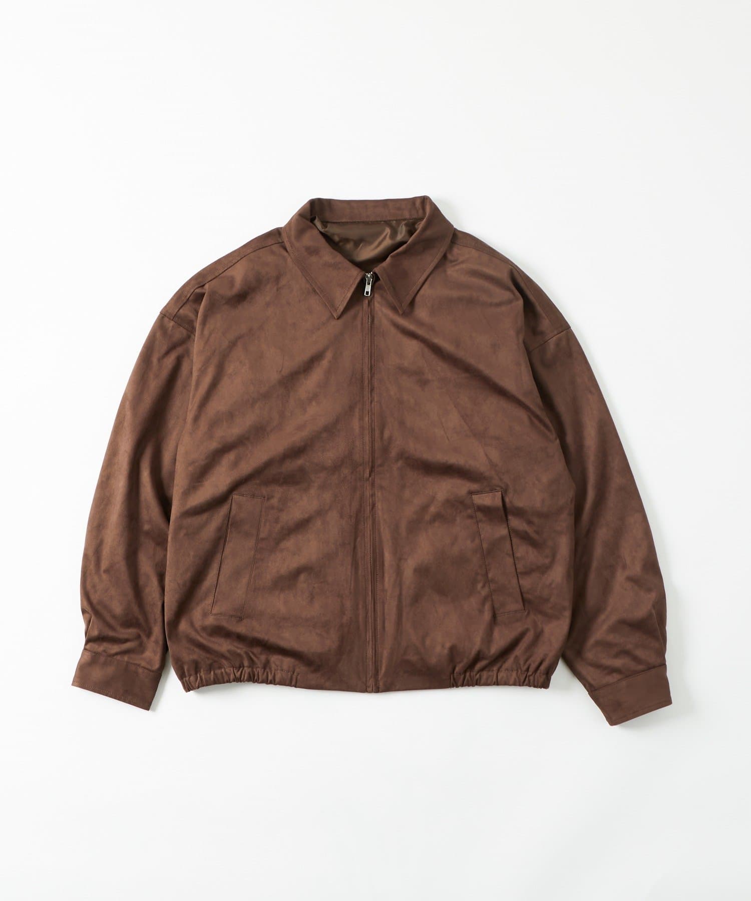 OUTLET(アウトレット) 【WHO'S WHO gallery】フェイクスウェードBIGブルゾン