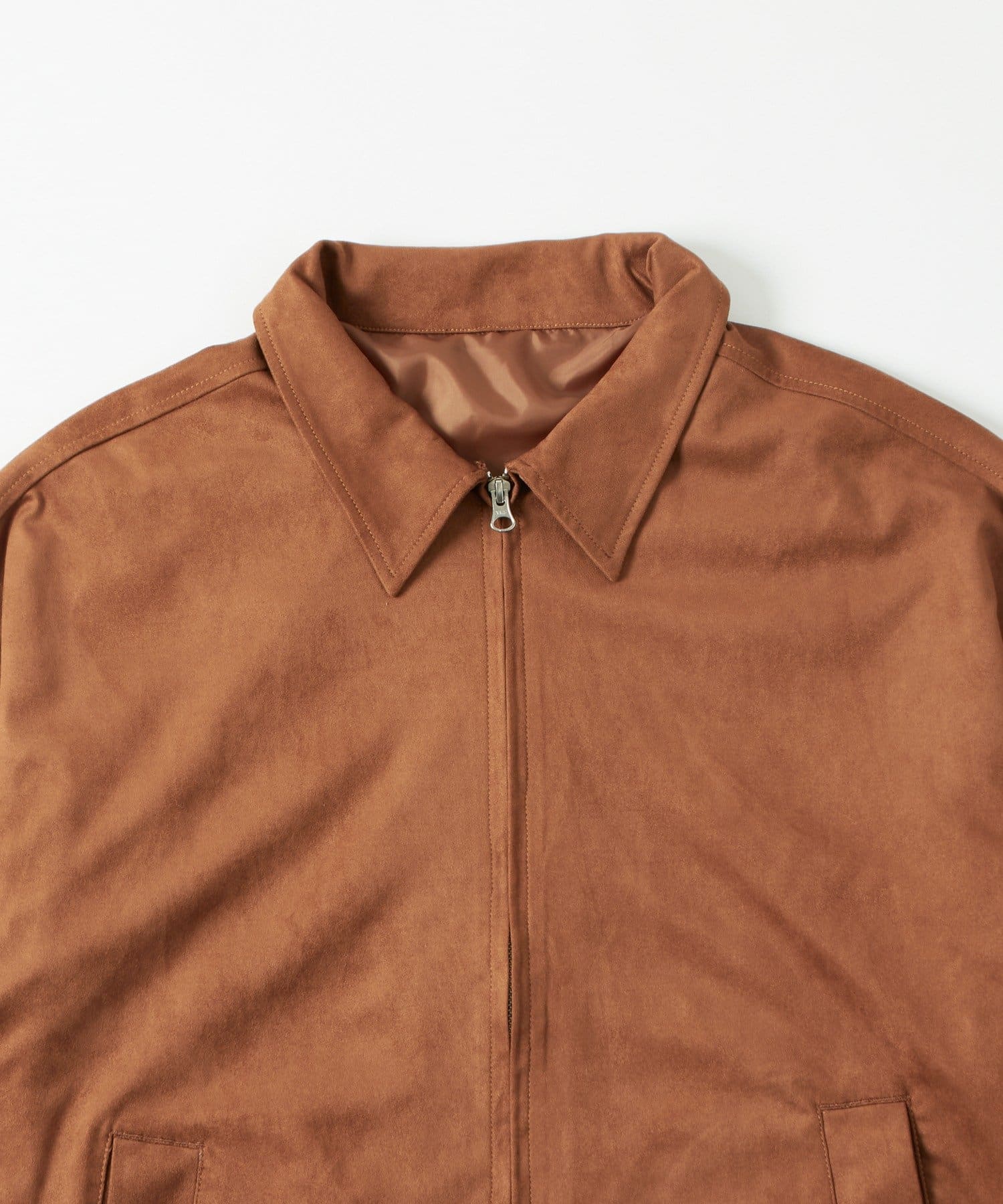 OUTLET(アウトレット) 【WHO'S WHO gallery】フェイクスウェードBIGブルゾン