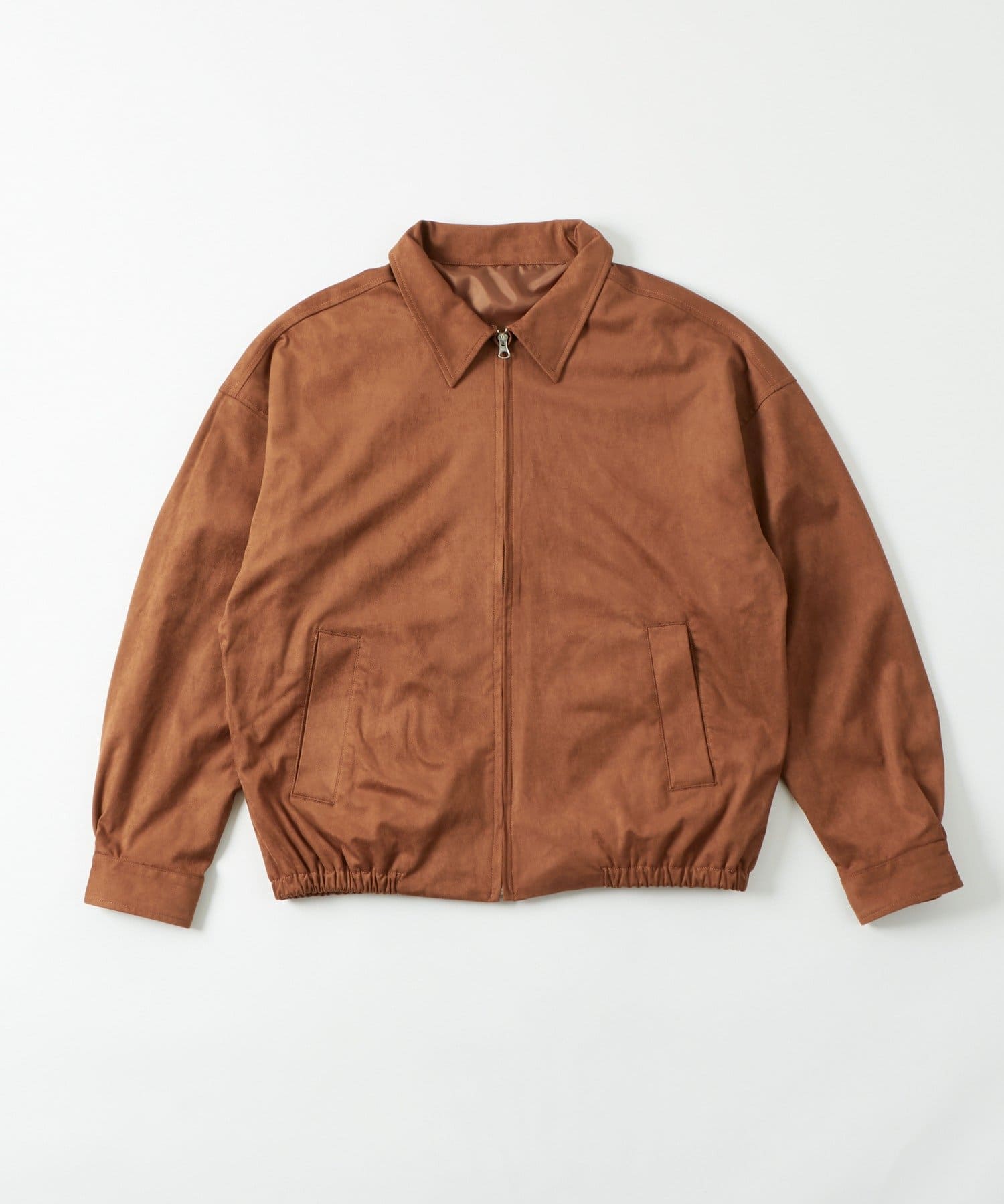 OUTLET(アウトレット) 【WHO'S WHO gallery】フェイクスウェードBIGブルゾン