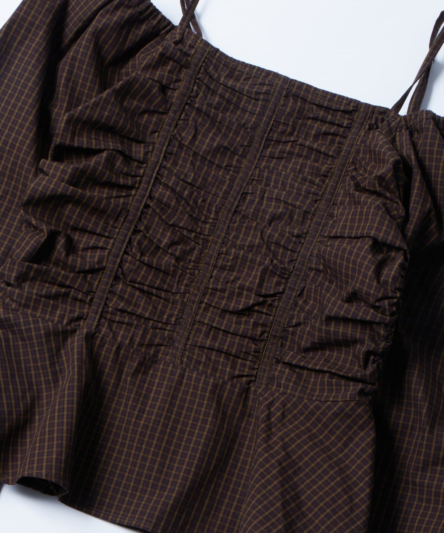 OUTLET(アウトレット) 【WHO'S WHO gallery】2WAYオフショルダーパフスリーブブラウス