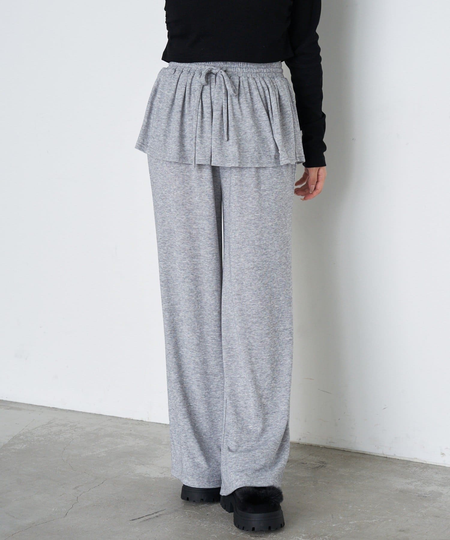 OUTLET(アウトレット) 【Ray Cassin】カットレイヤードパンツ