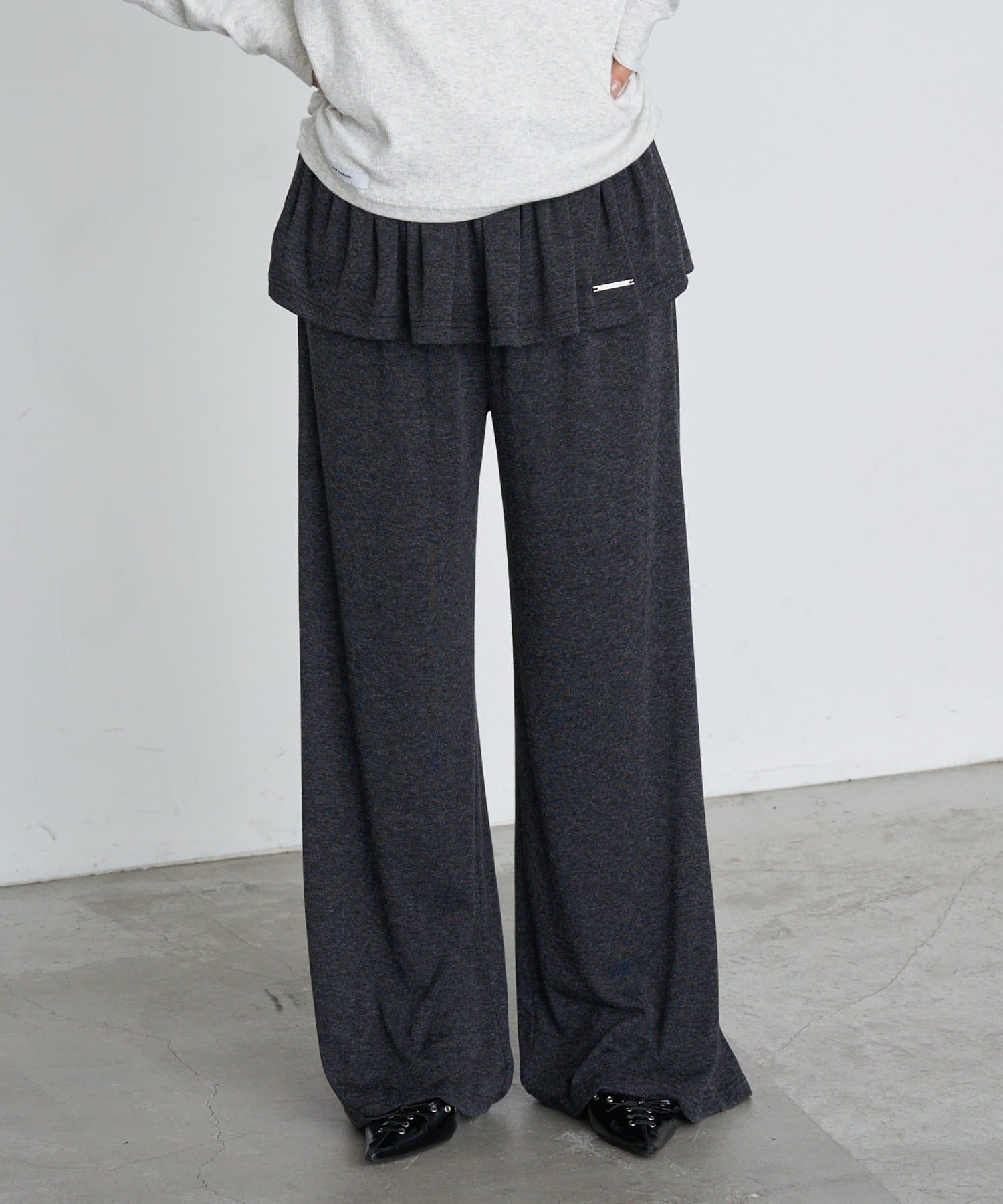 OUTLET(アウトレット) 【Ray Cassin】カットレイヤードパンツ