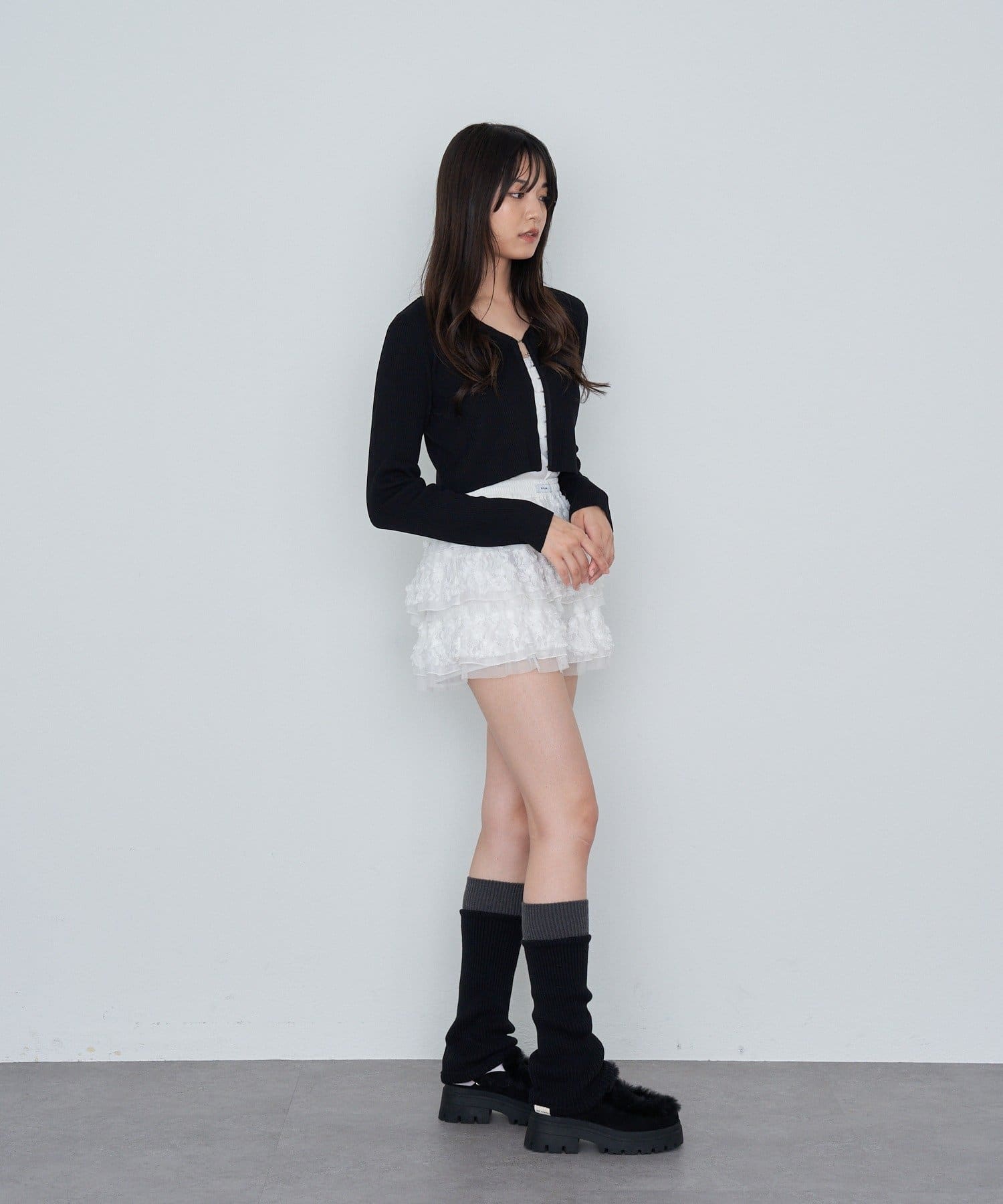 OUTLET(アウトレット) 【Ray Cassin】コンパクトホックニットカーディガン