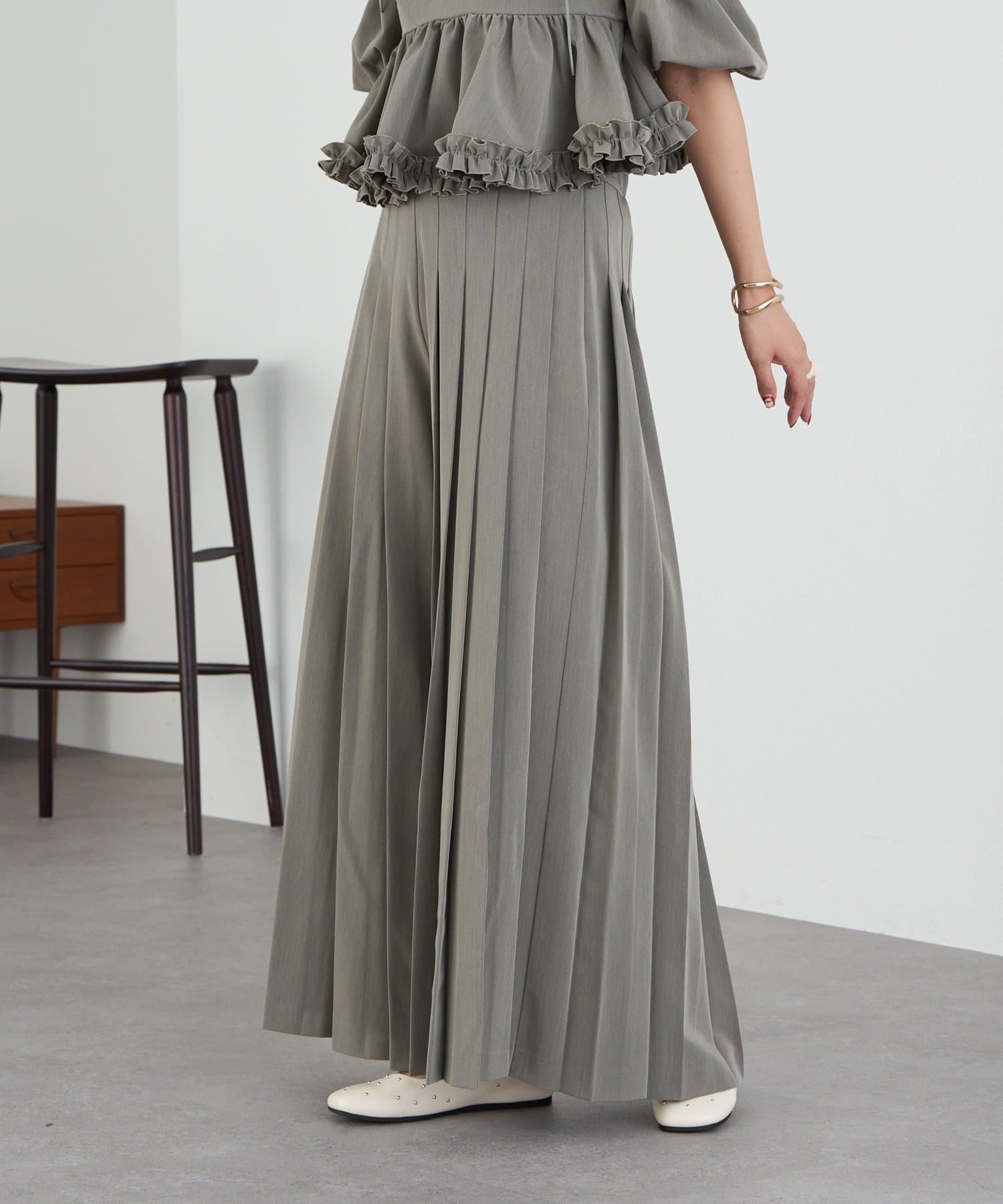 OUTLET(アウトレット) 【Ciaopanic】プリーツワイドパンツ