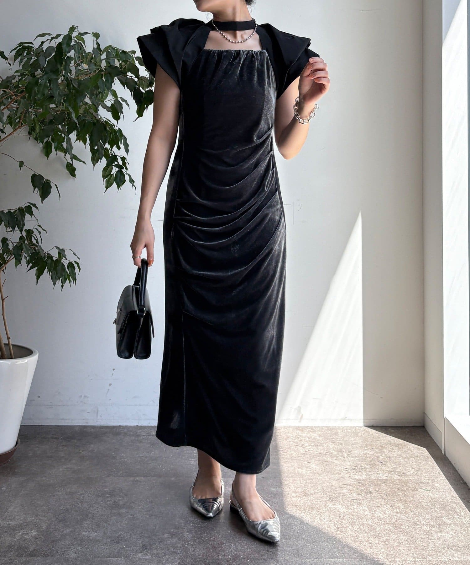 OUTLET(アウトレット) 【DouDou】ベロアドレス