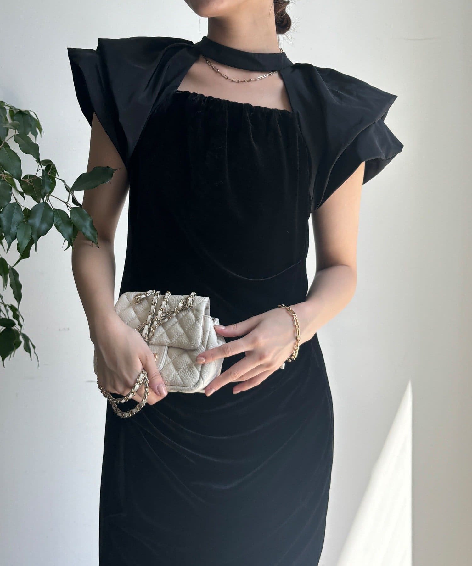 OUTLET(アウトレット) 【DouDou】ベロアドレス