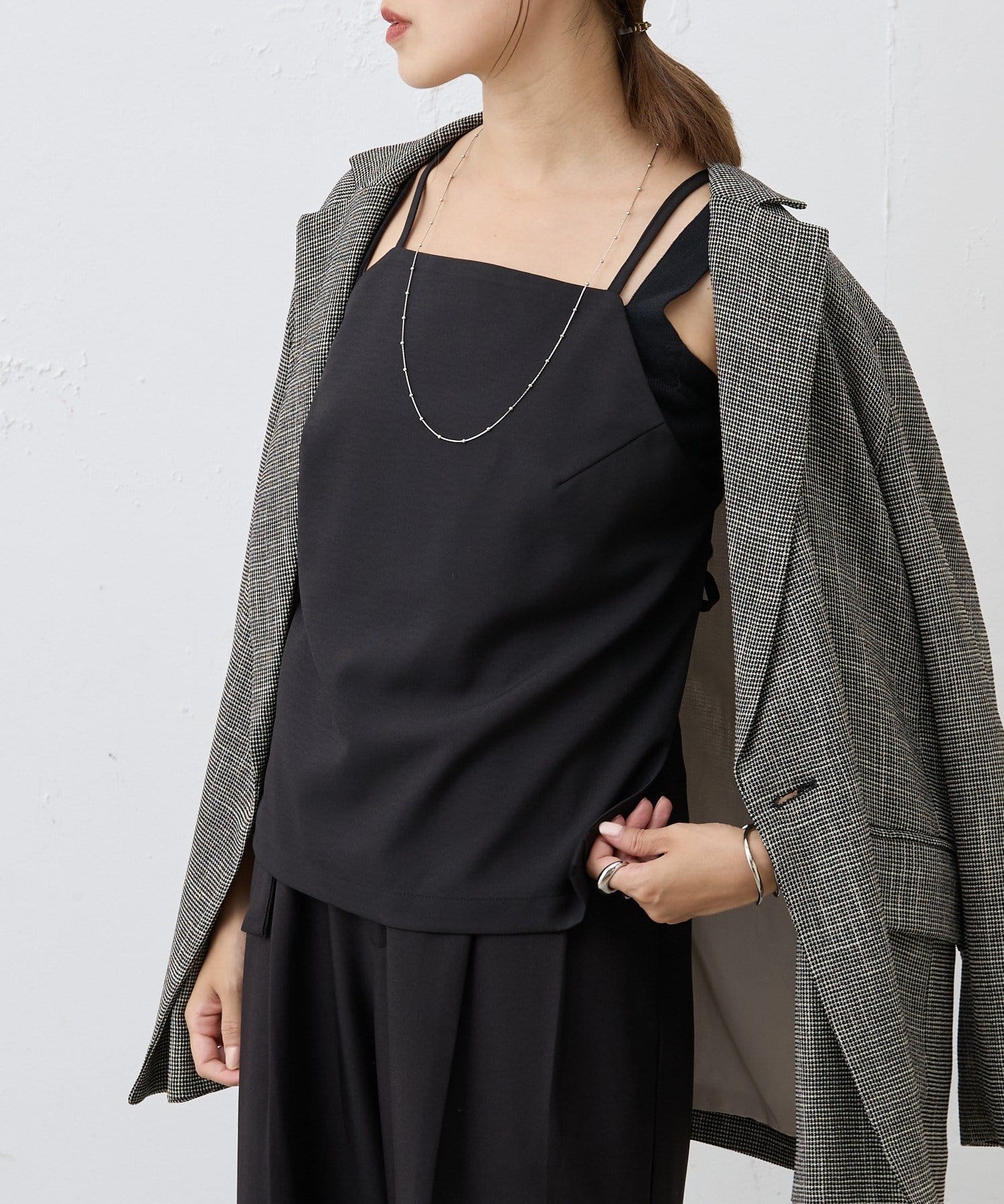 OUTLET(アウトレット) 【SHENERY】バックストラップキャミソール