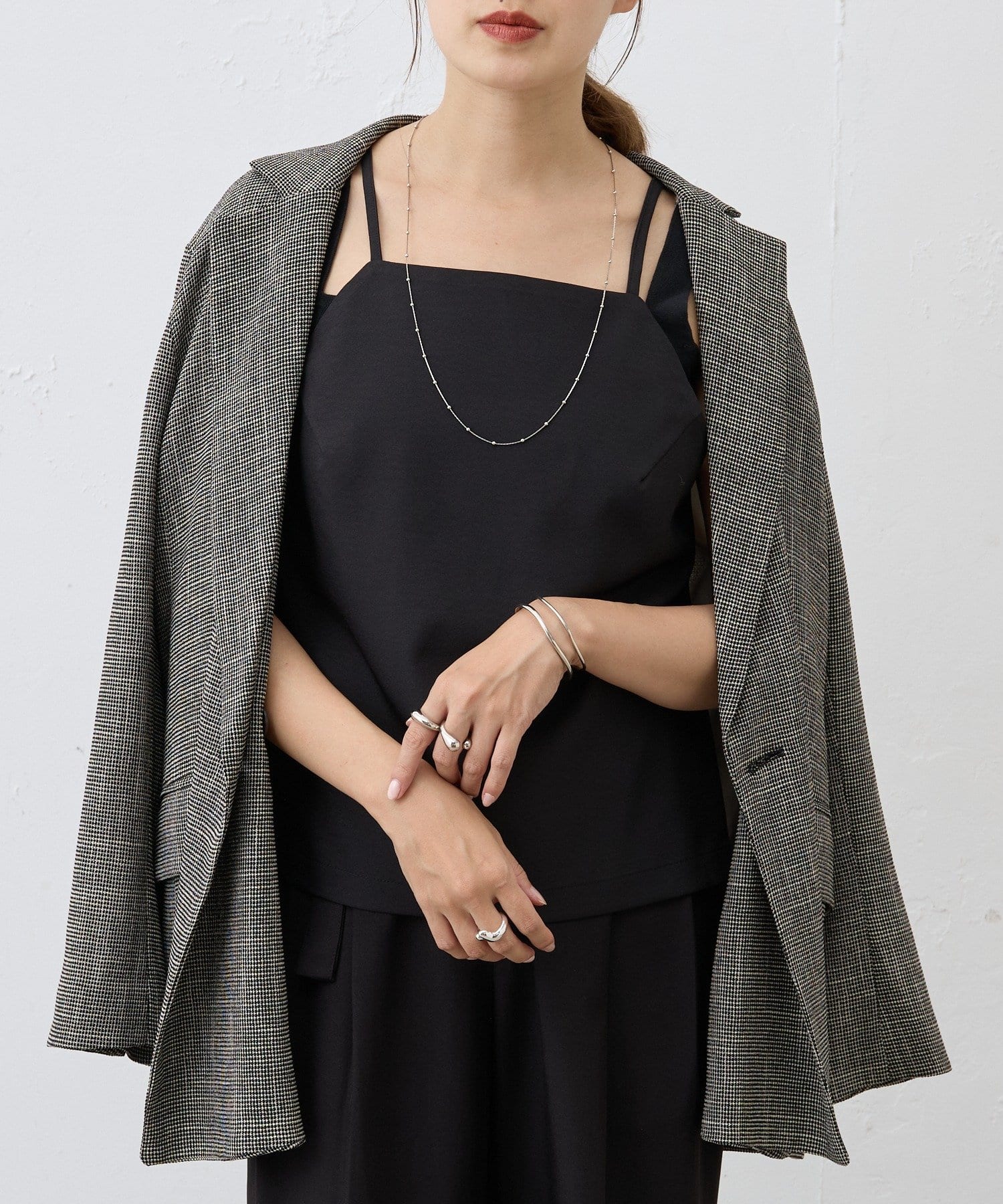 OUTLET(アウトレット) 【SHENERY】バックストラップキャミソール