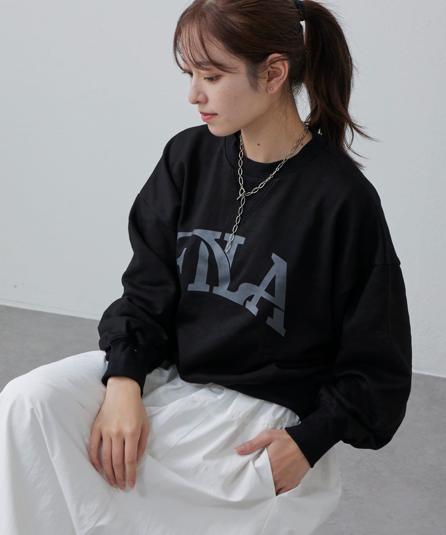 OUTLET(アウトレット) 【Lui's】ロゴスウェット