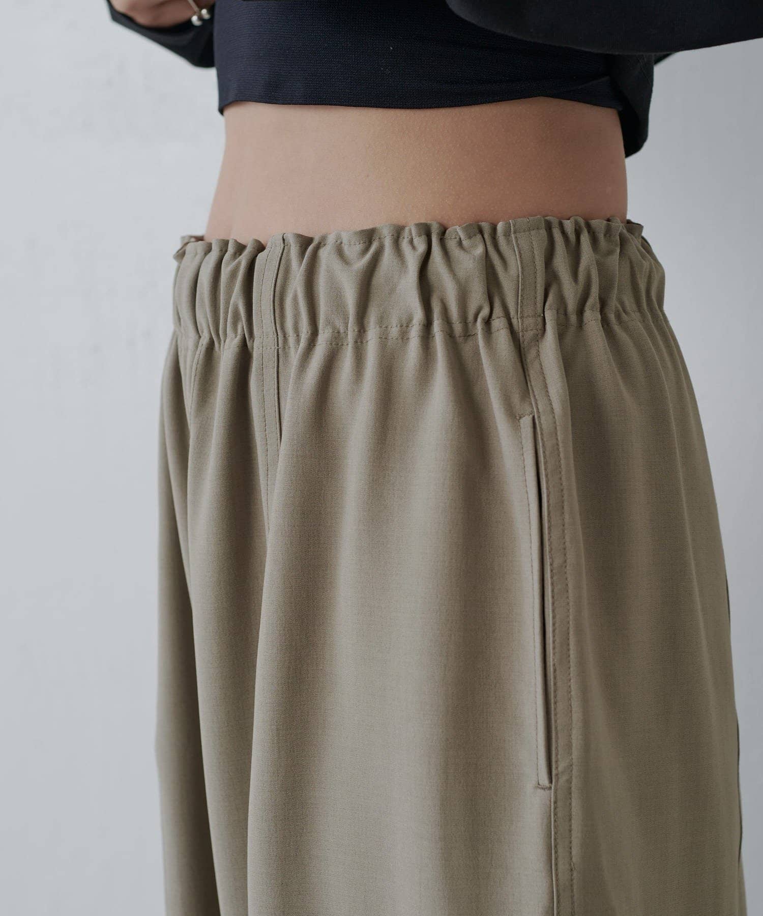 OUTLET(アウトレット) 【Lui's】カーブイージーパンツ