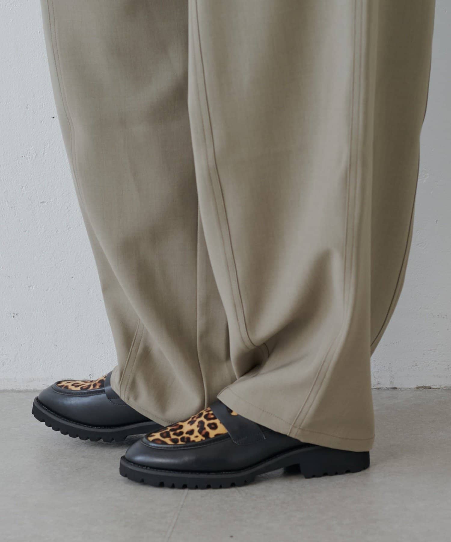 OUTLET(アウトレット) 【Lui's】カーブイージーパンツ