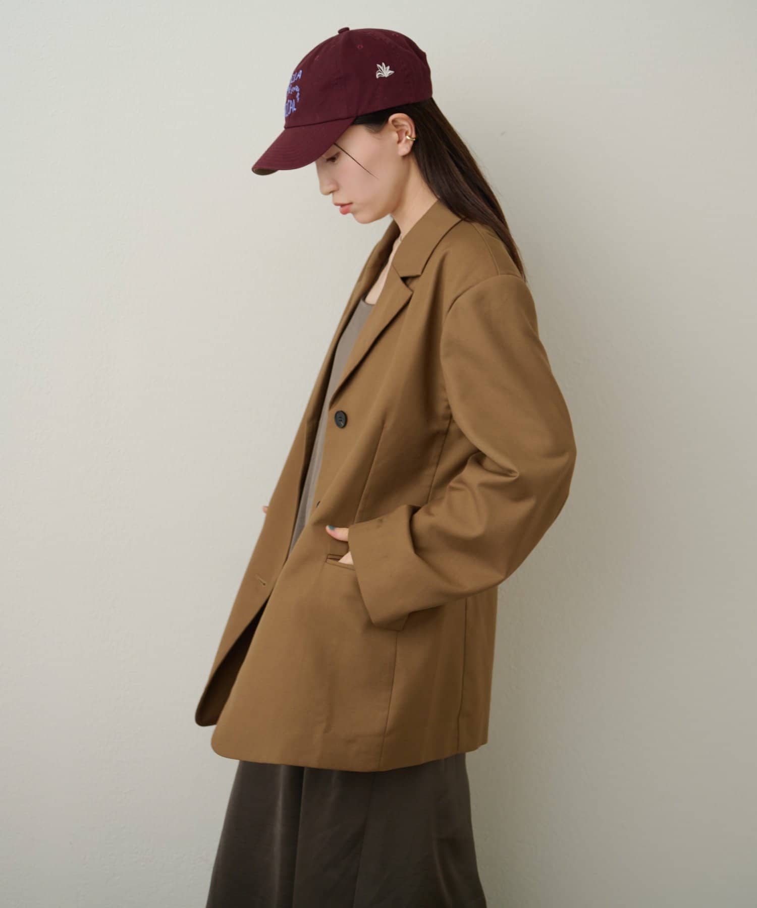 OUTLET(アウトレット) 【Omekashi】サテンスクエアジャンスカ