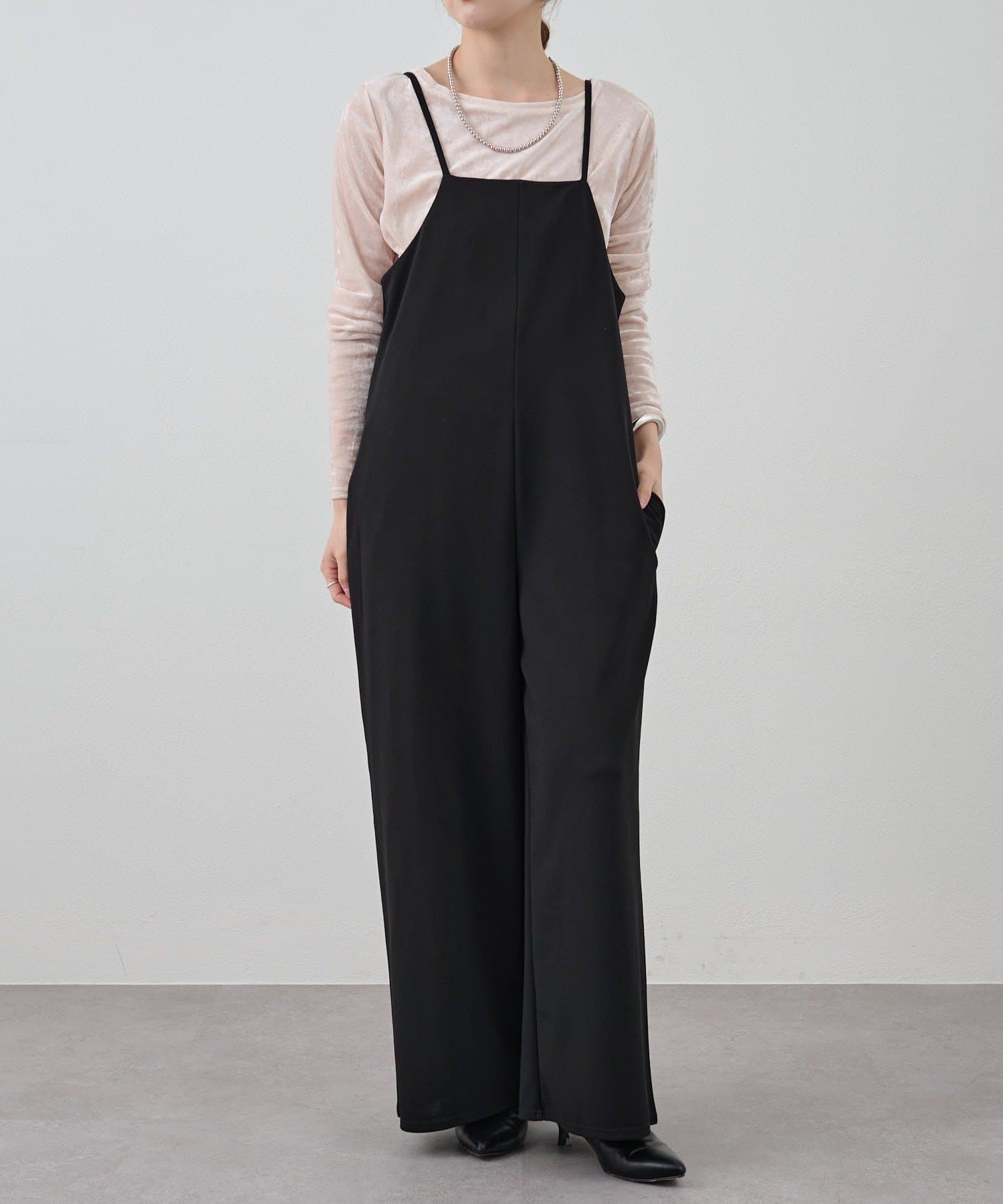 OUTLET(アウトレット) 【SHENERY】アメスリキャミサロペット