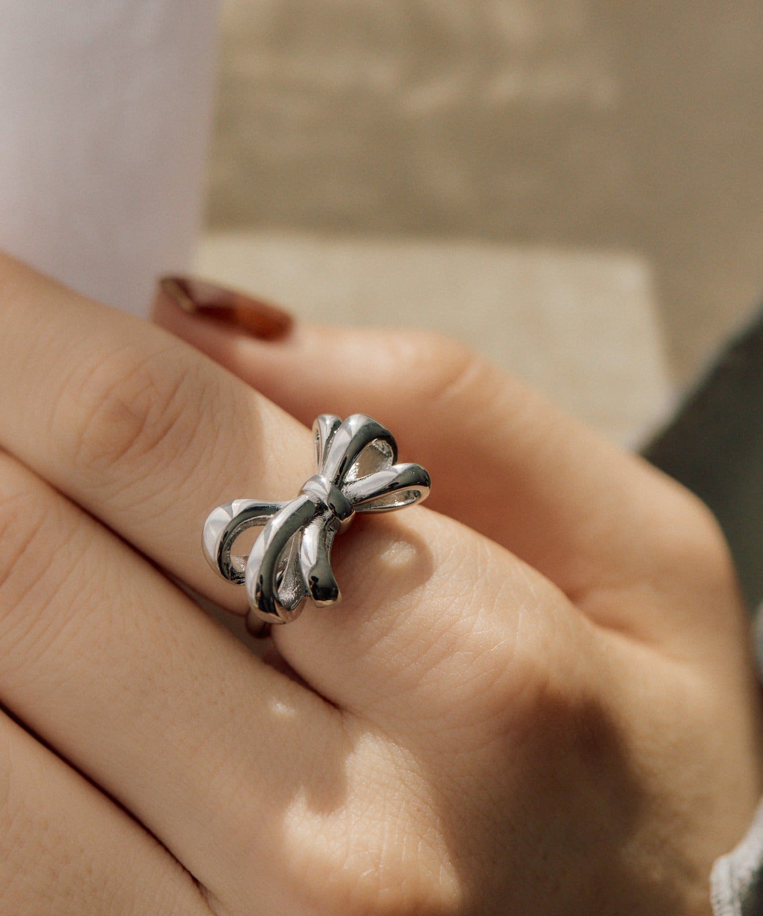 OUTLET(アウトレット) 【ear PAPILLONNER】レディリボンリング