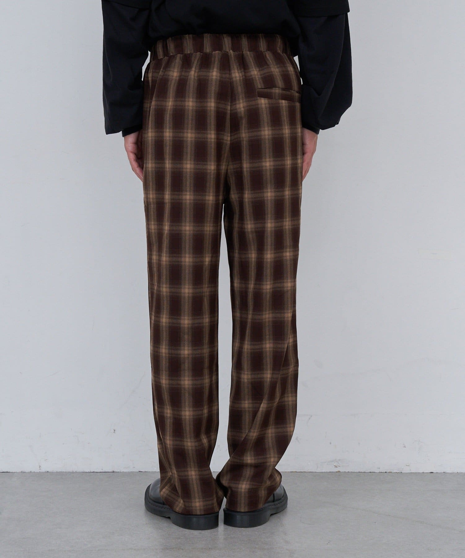 OUTLET(アウトレット) 【Kastane】BM チェックイージーパンツ