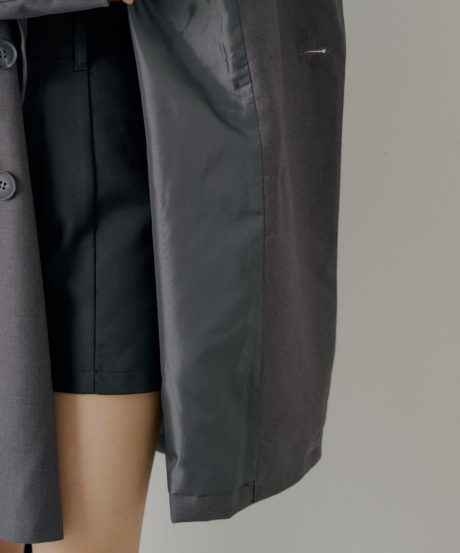 OUTLET(アウトレット) 【Chico】ローズコサージュ付きパフロングジャケット