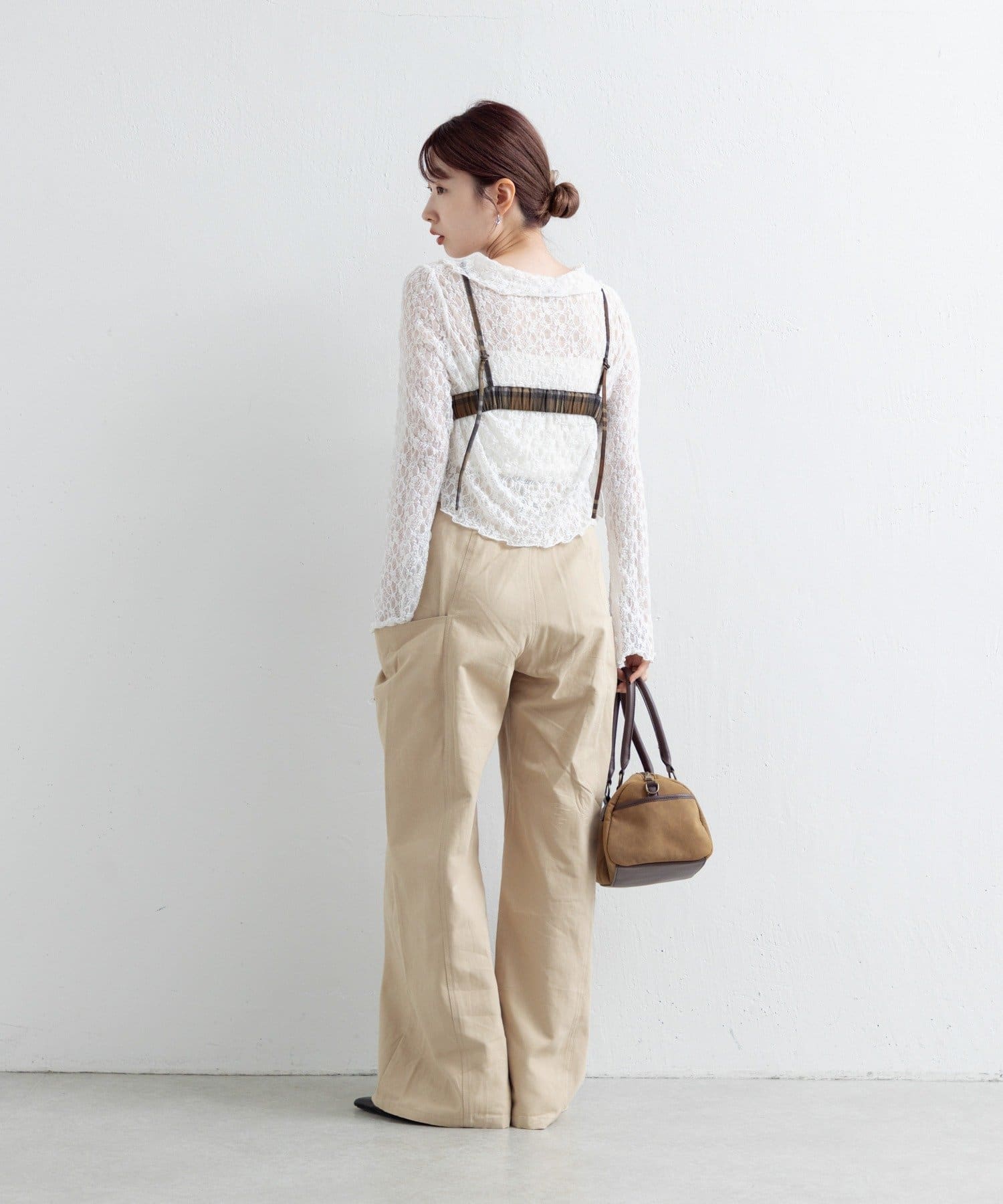 OUTLET(アウトレット) 【Kastane】チュールデニムビスチェ