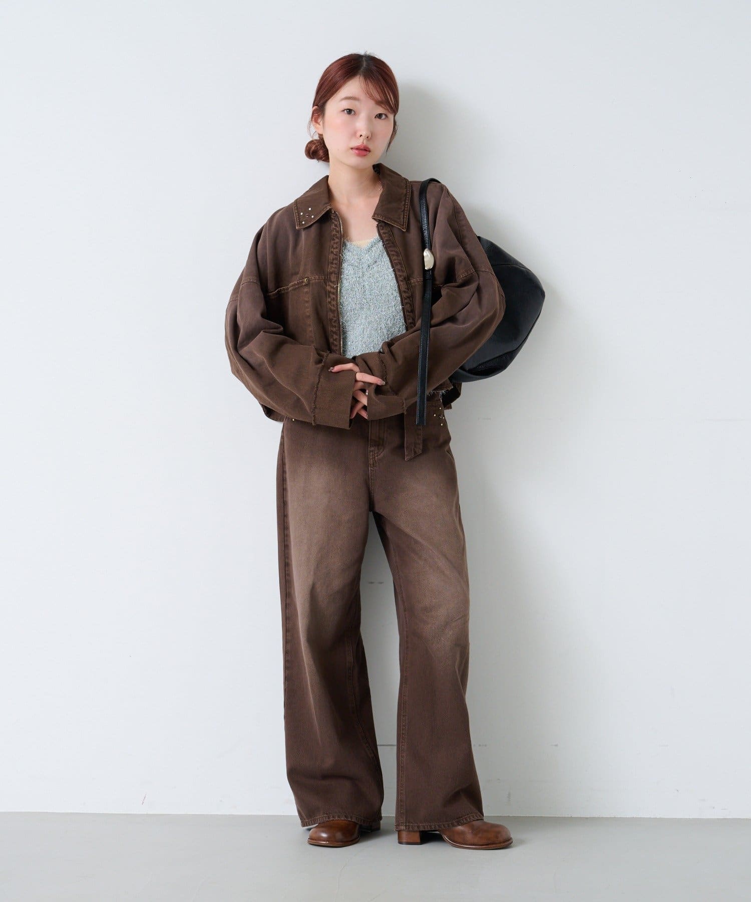 OUTLET(アウトレット) 【Kastane】シャギーニットキャミ