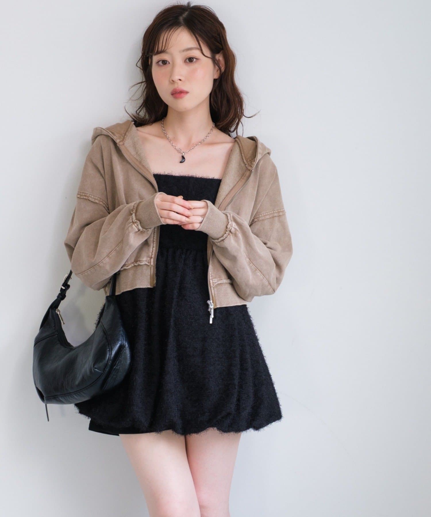 Kastane】ダブルZIPスウェットパーカー | OUTLET(アウトレット