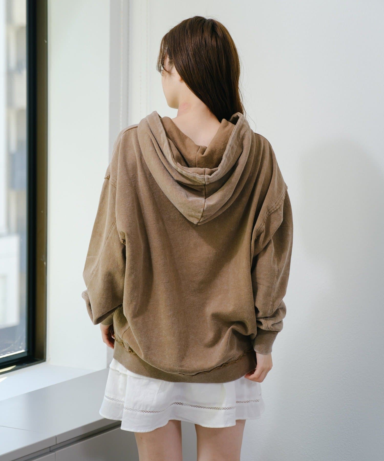 OUTLET(アウトレット) 【Kastane】ダブルZIPスウェットパーカー