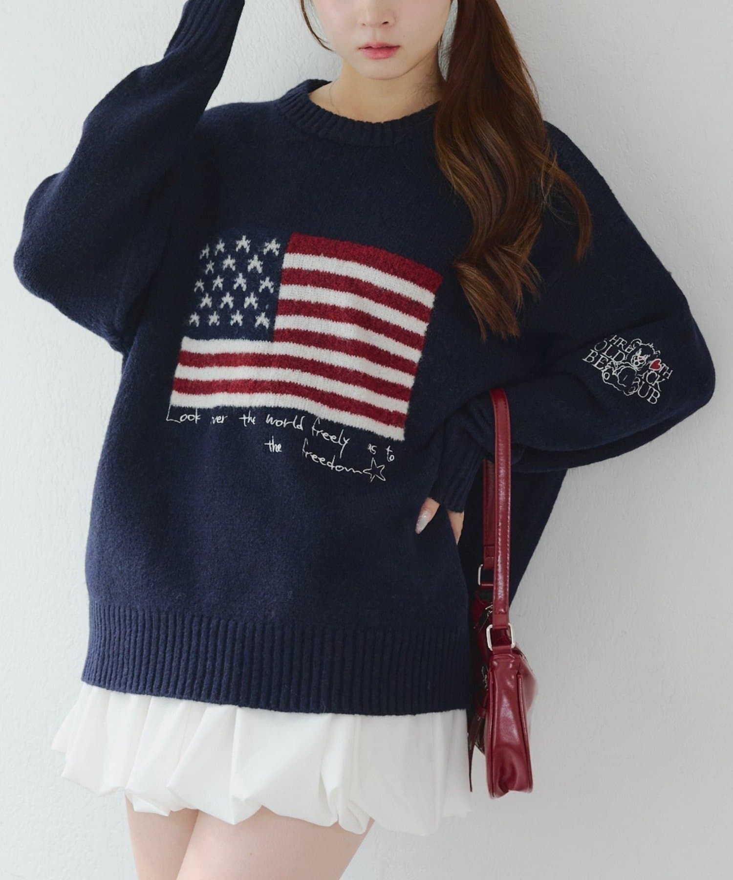 NICE CLAUP / OLIVE des OLIVE OUTLET(ナイスクラップ  / オリーブ デ オリーブ アウトレット) 【RMAF】USAニット